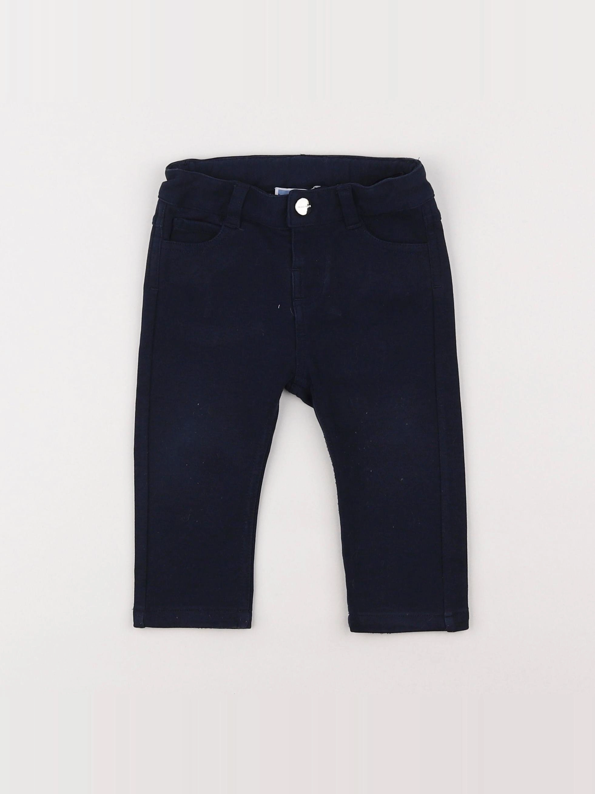 Jacadi - pantalon bleu - 12 mois