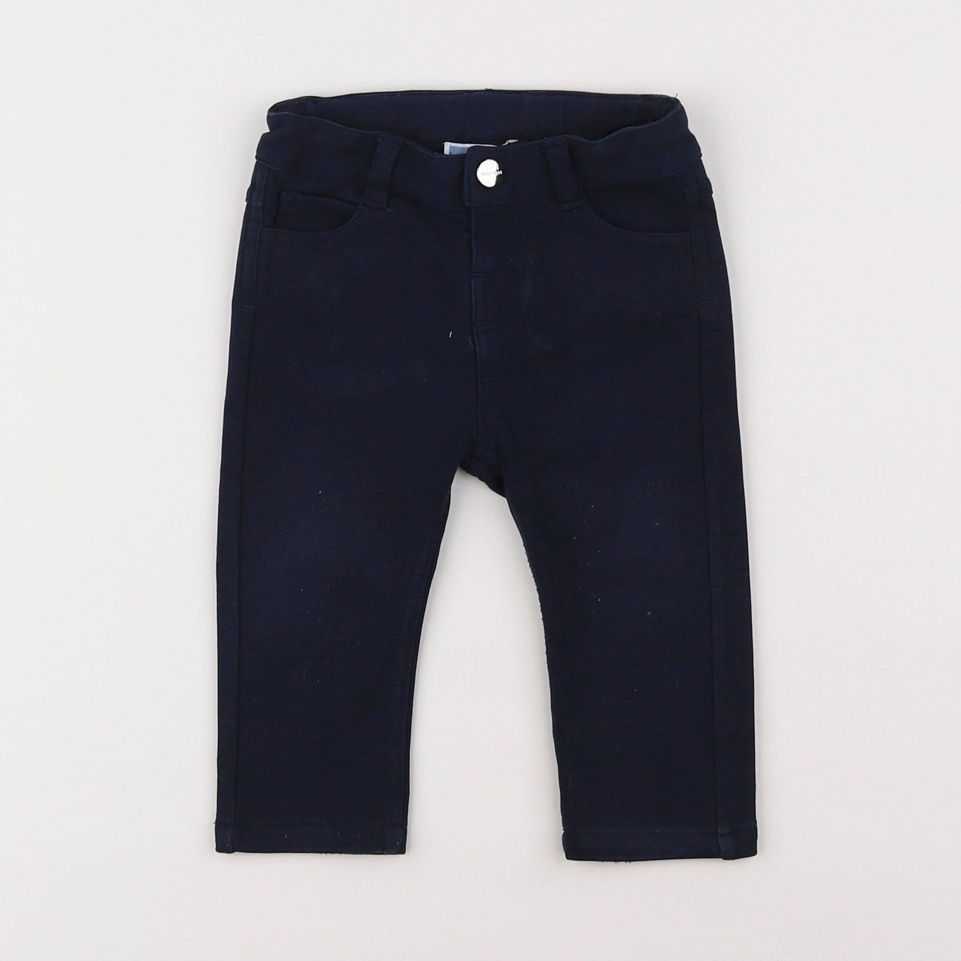 Jacadi - pantalon bleu - 12 mois