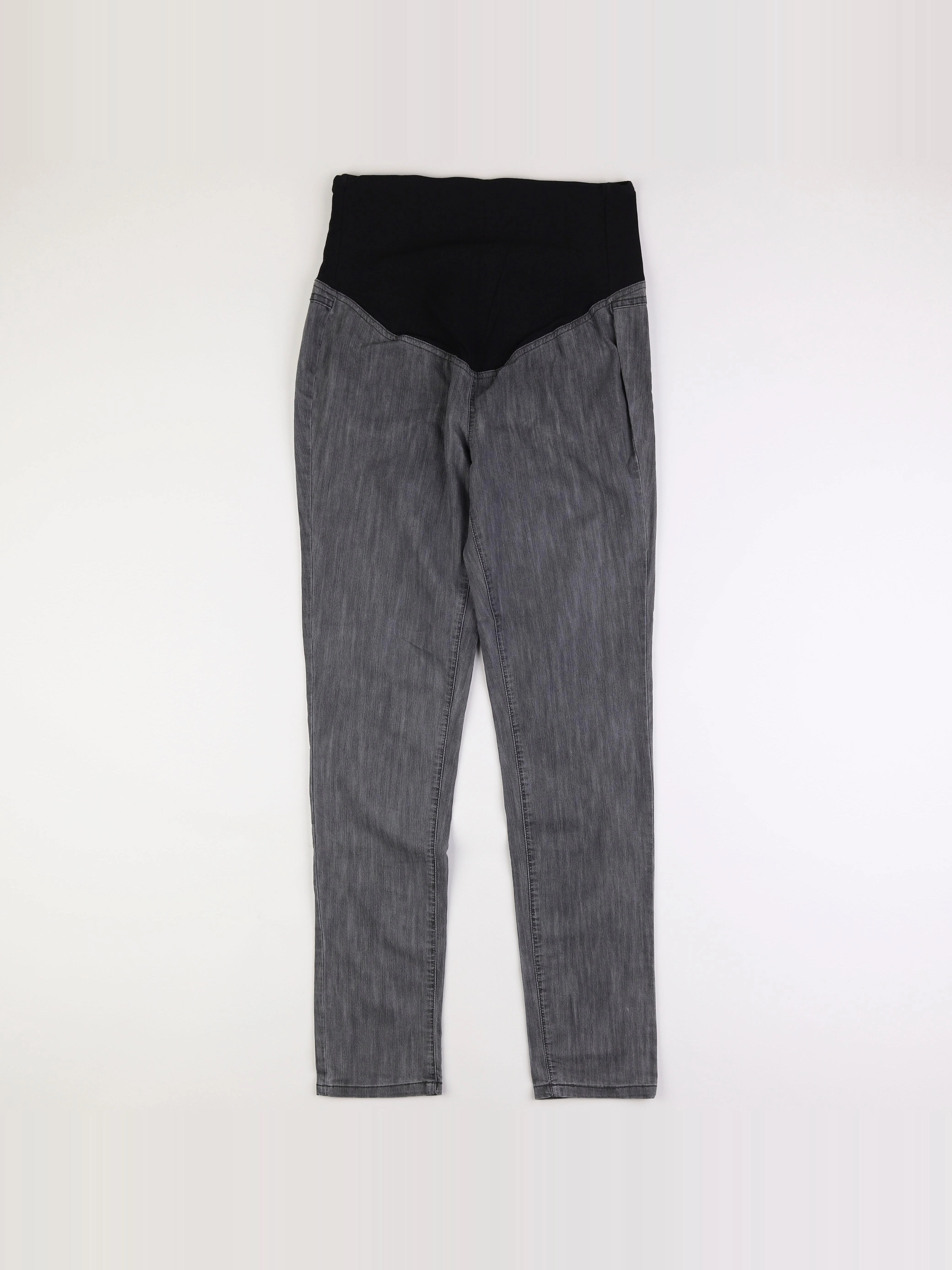 H&M - jean grossesse gris - 38 à 40