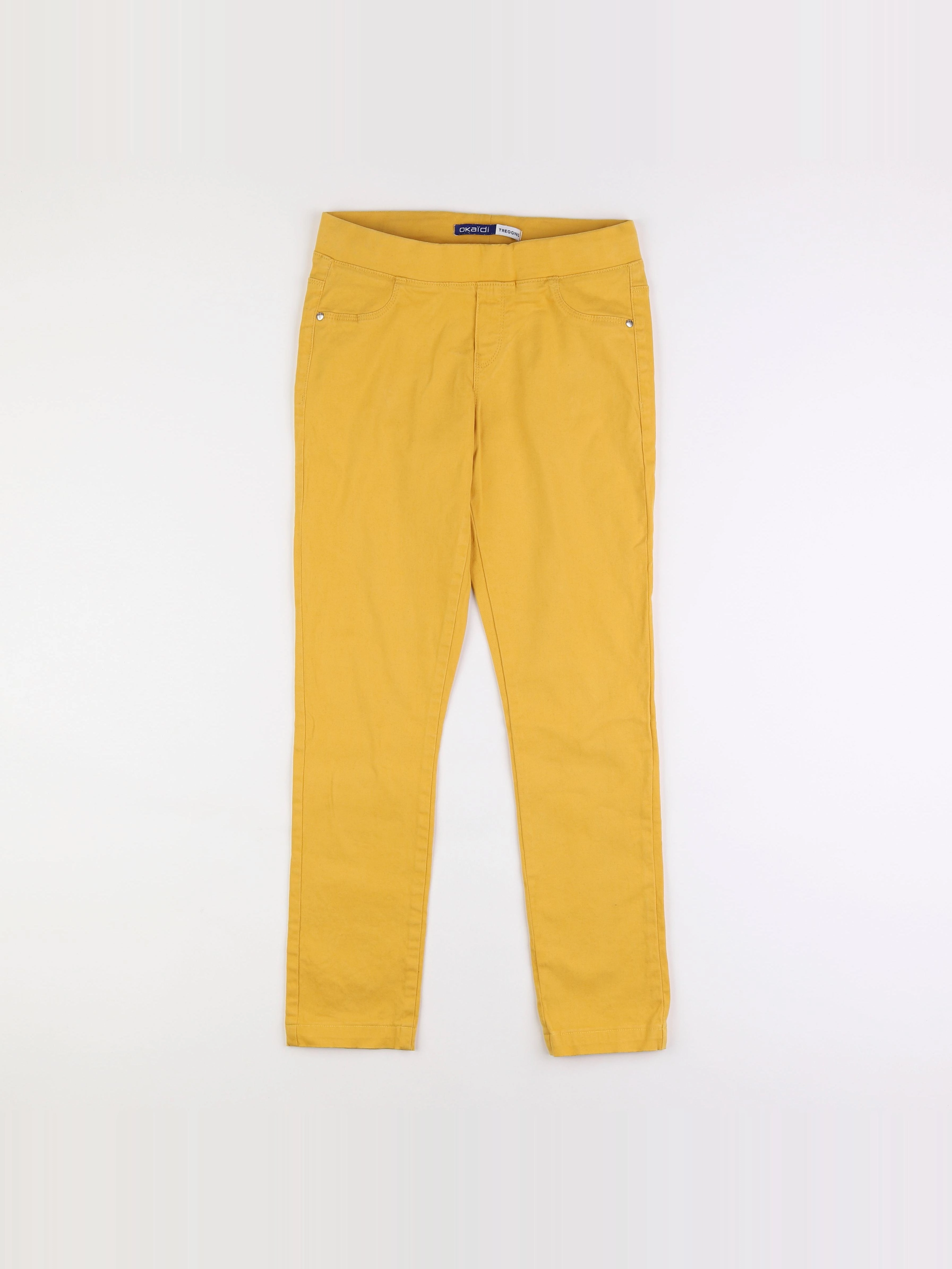 Okaidi - jegging jaune - 14 ans