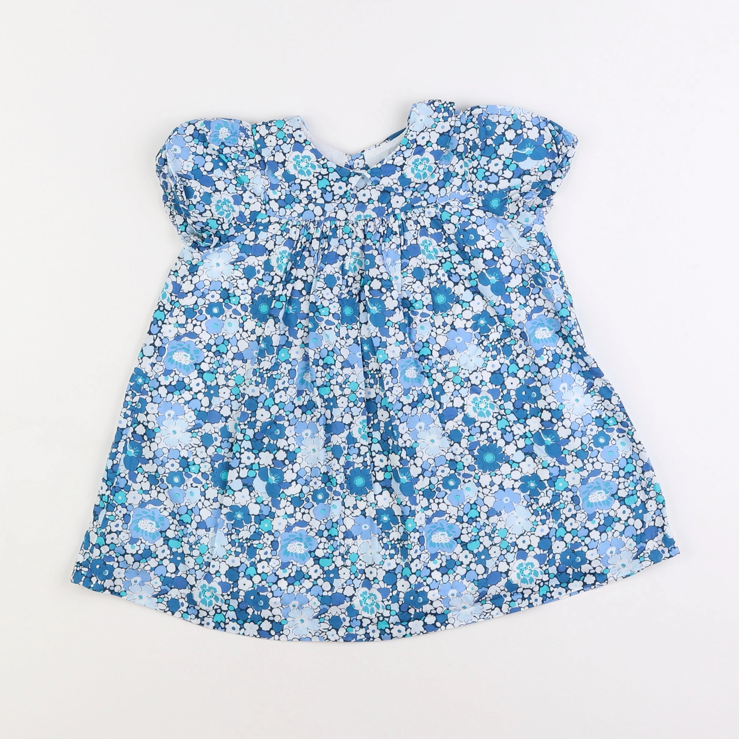 Jacadi - robe liberty bleu - 2 ans