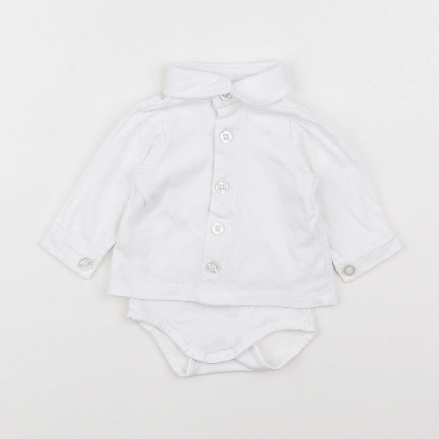 Zippy - body tee-shirt blanc - 0/1 mois