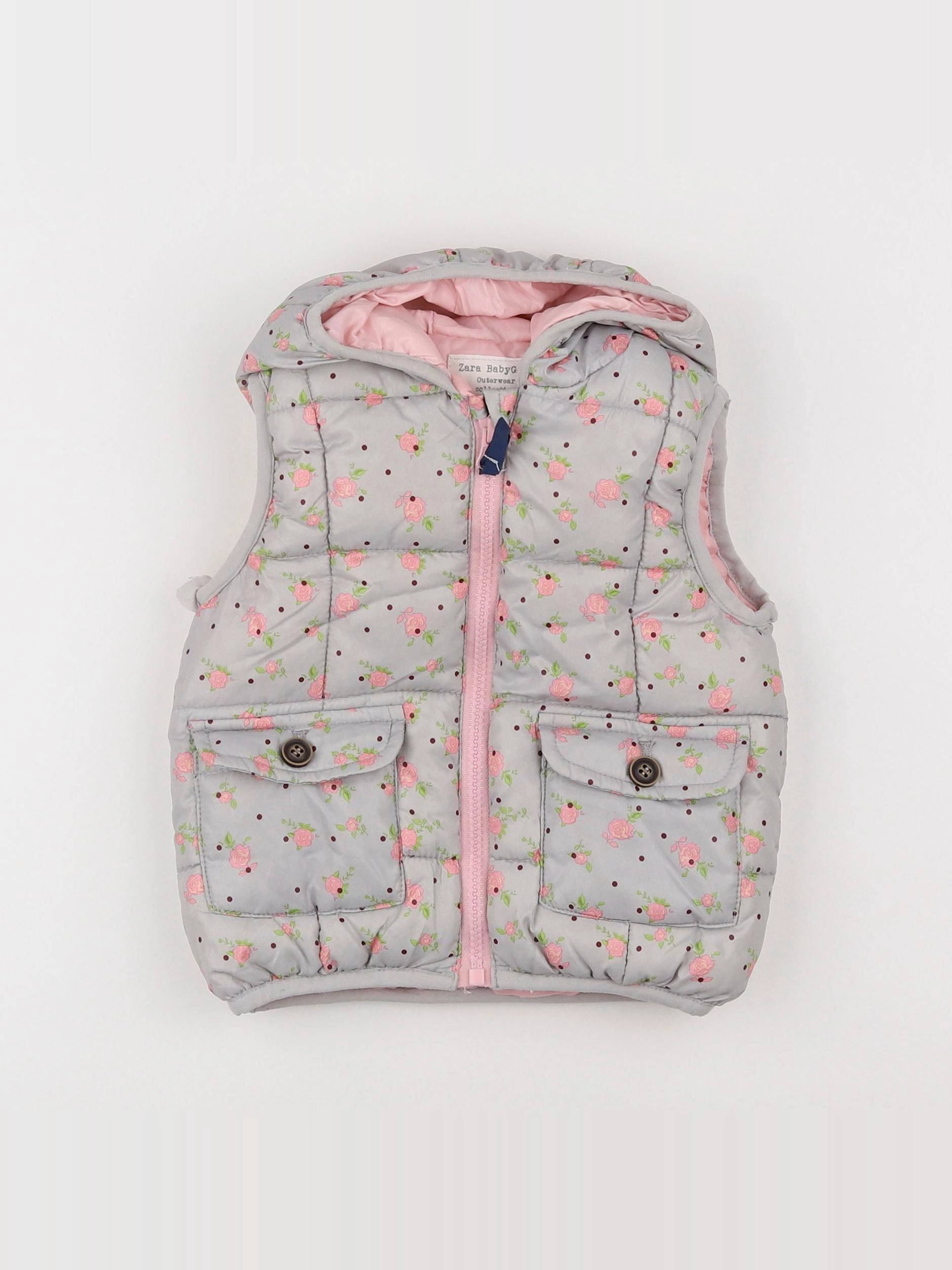 Zara - doudoune gris - 12/18 mois