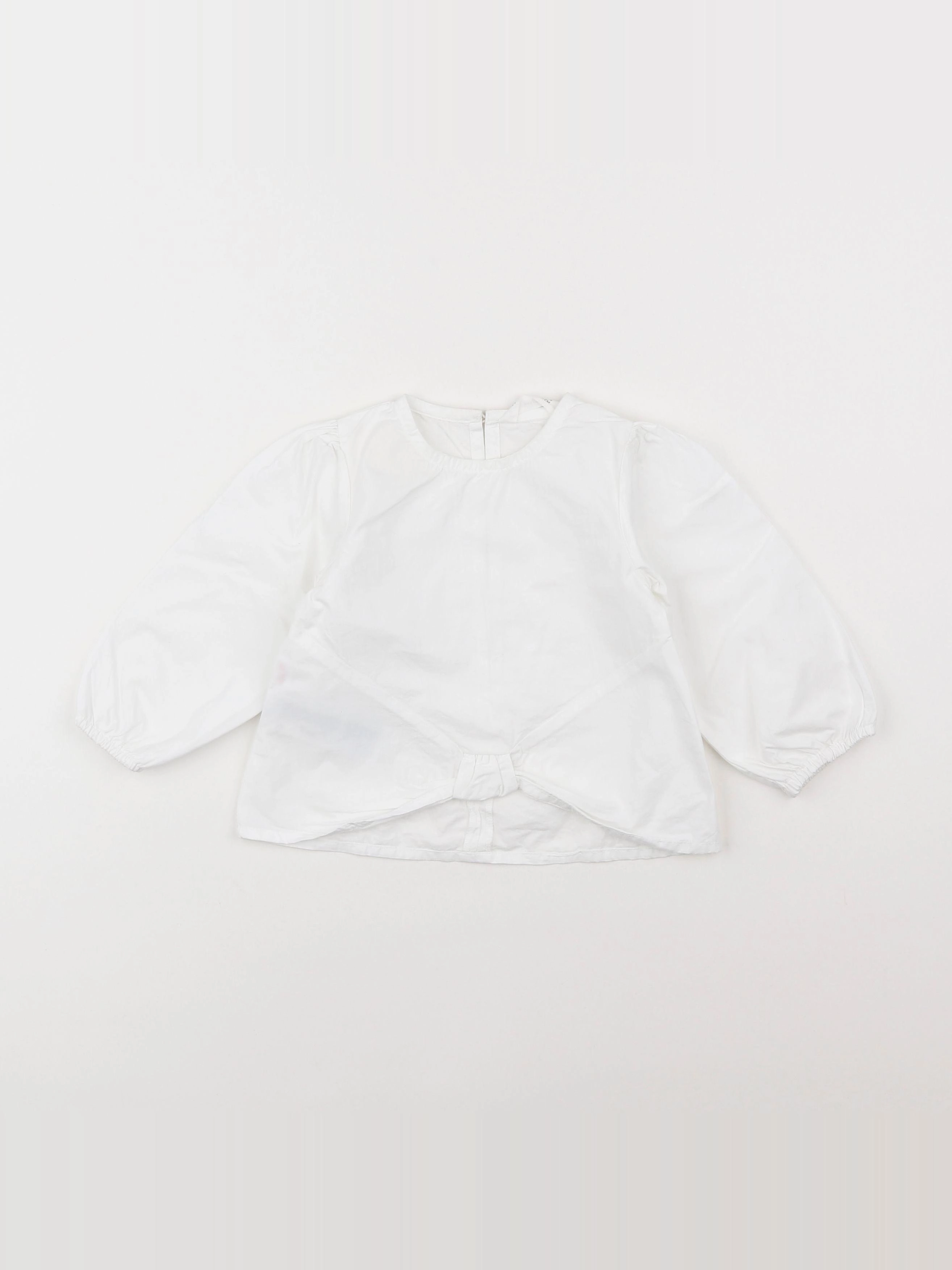 H&M - blouse blanc - 9/12 mois