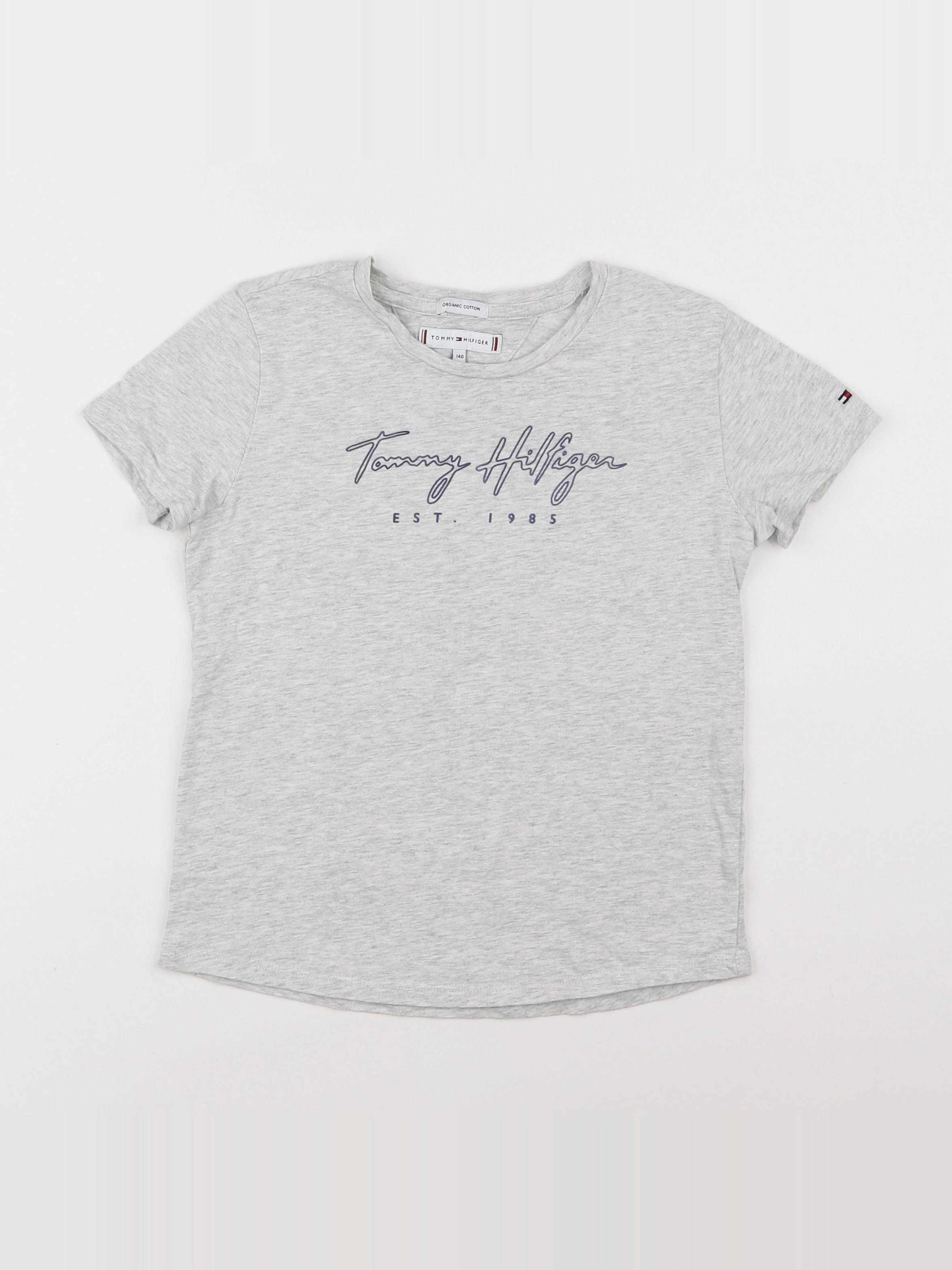 Tommy Hilfiger - tee-shirt gris - 10 ans