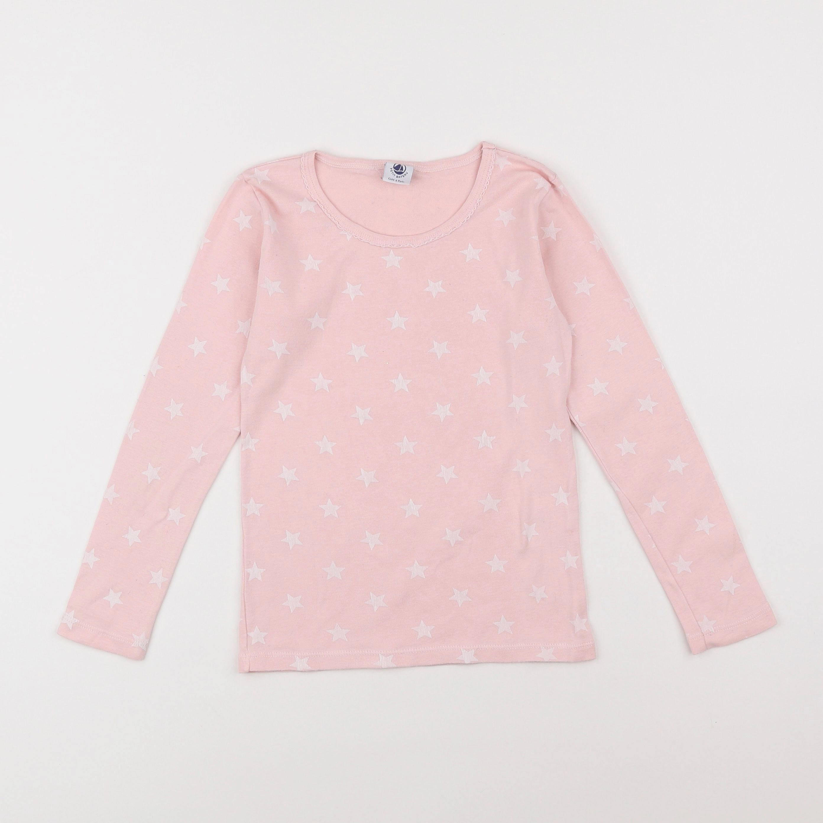 Petit Bateau - maillot de corps rose - 8 ans