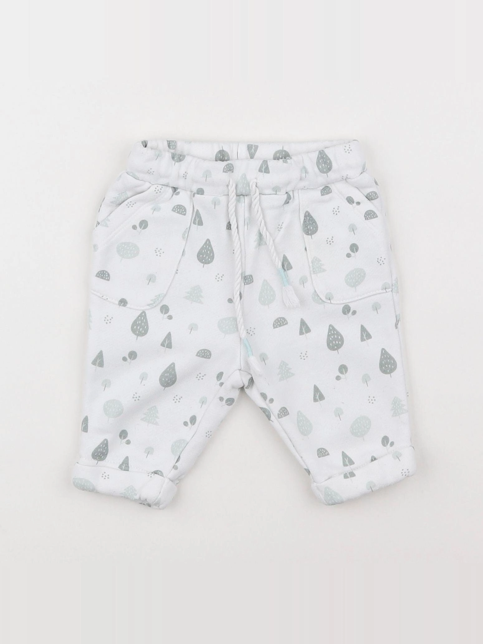 La Redoute - jogging blanc, vert - 3 mois