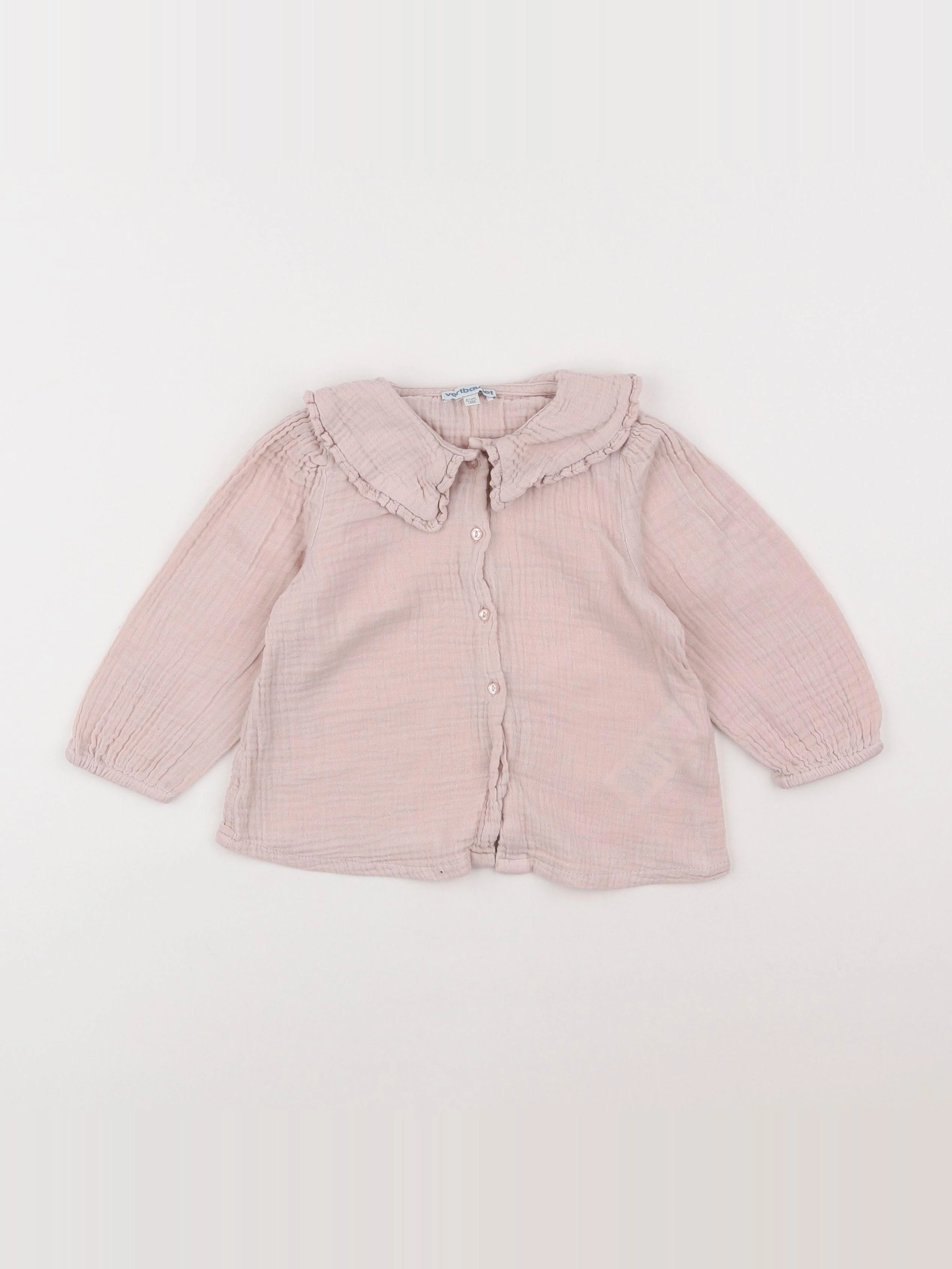 Vertbaudet - blouse rose - 18 mois