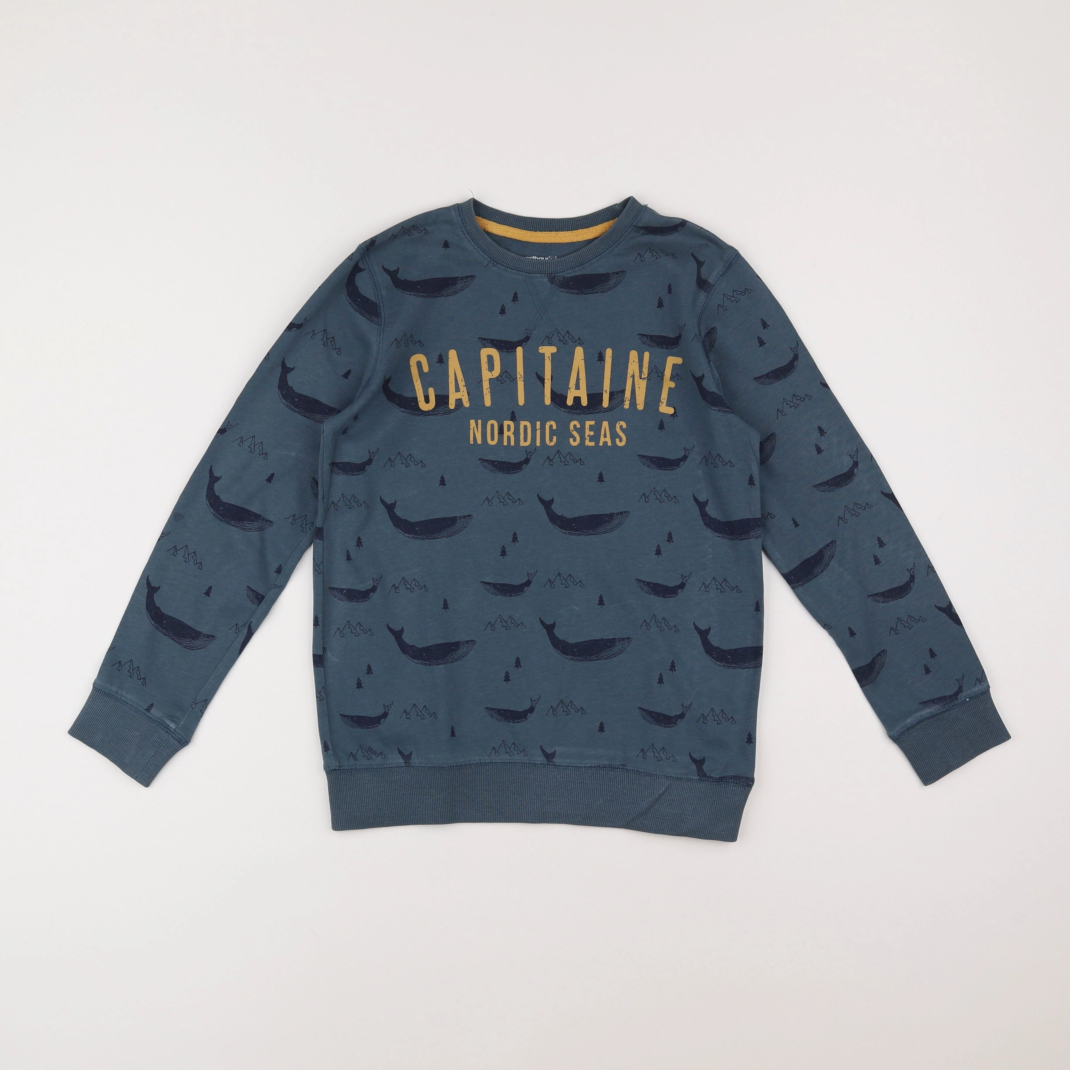 Vertbaudet - tee-shirt bleu - 10 ans