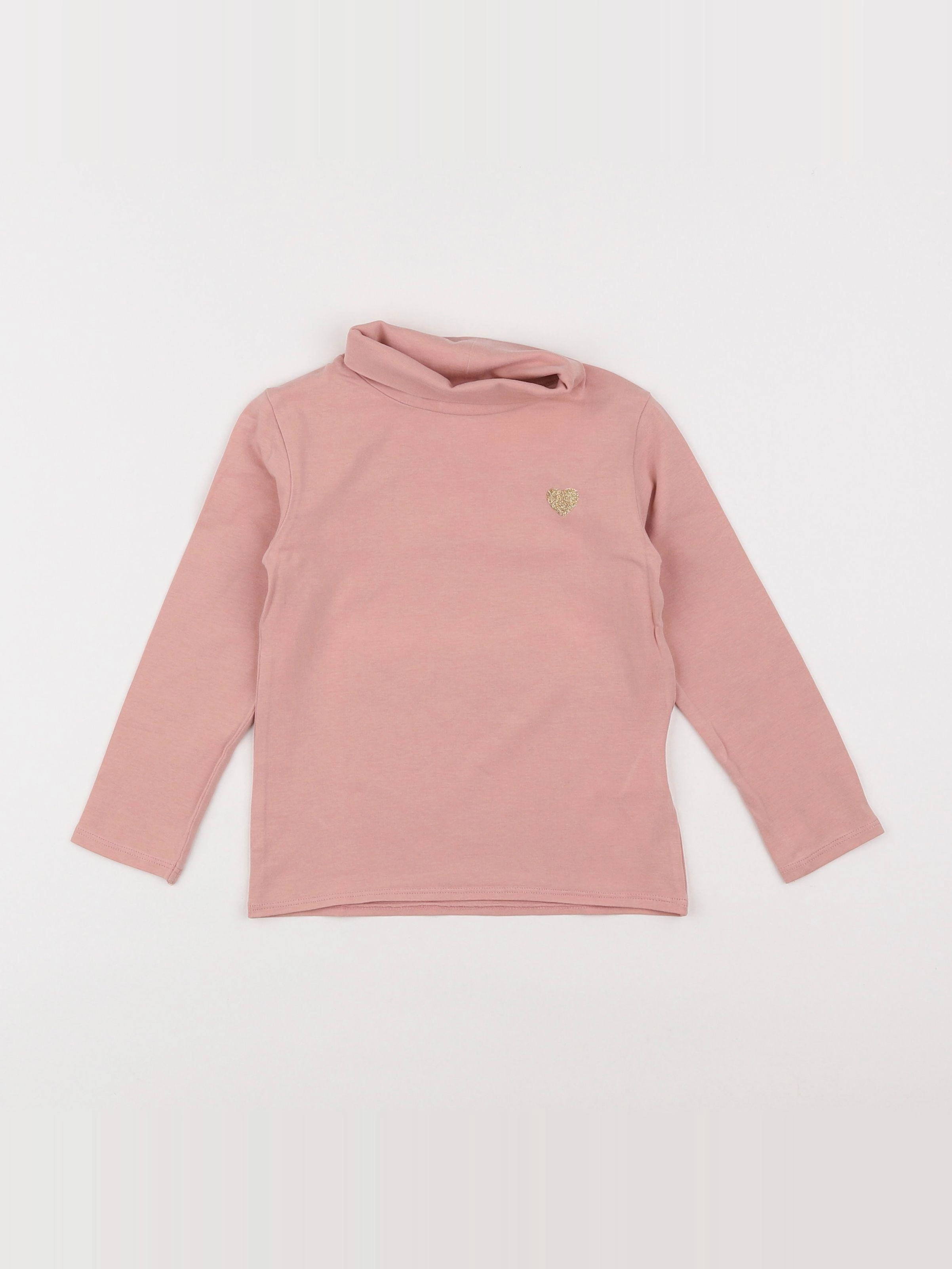 Vertbaudet - sous-pull rose - 3 ans