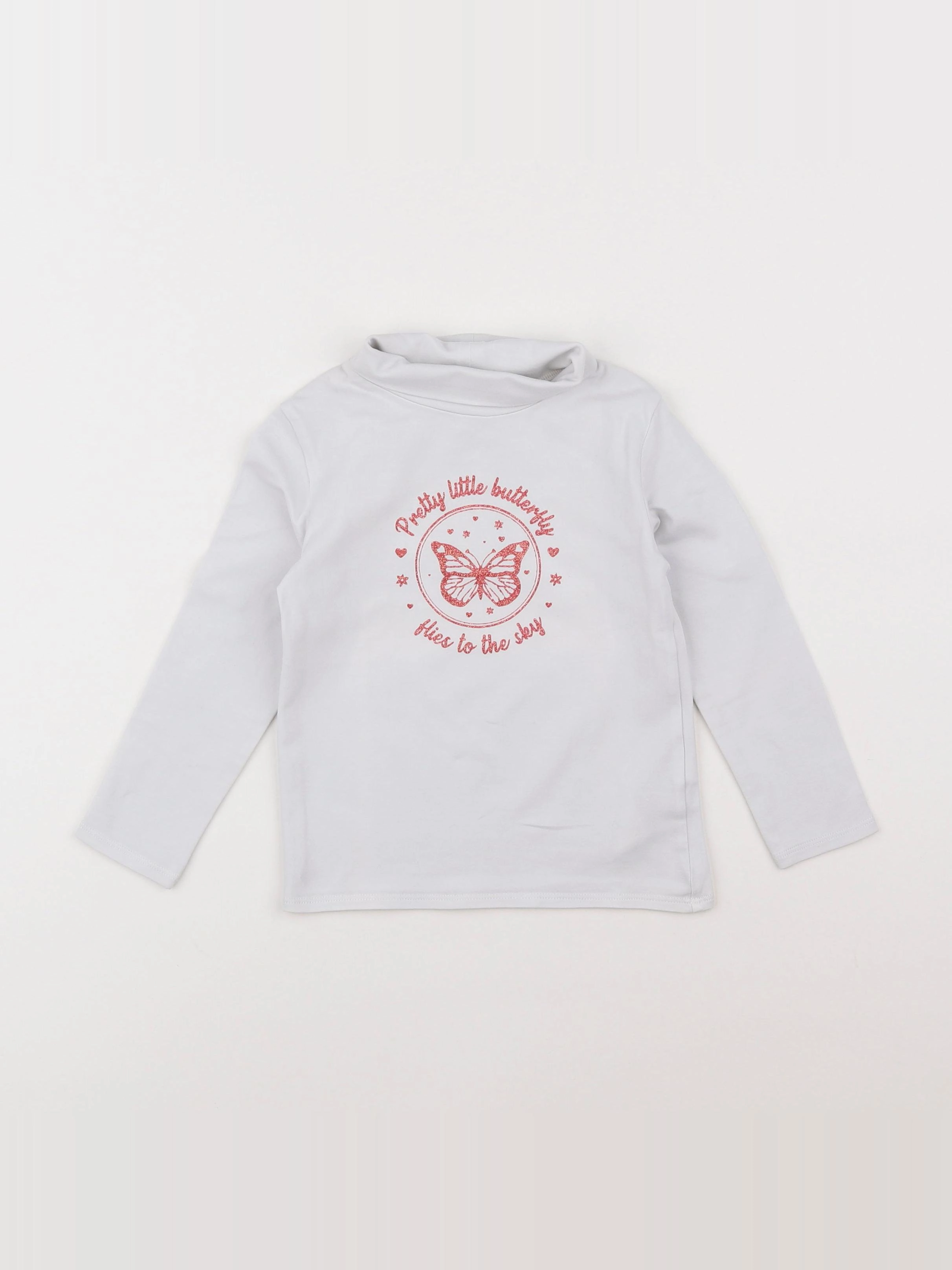 Vertbaudet - sous-pull blanc - 3 ans