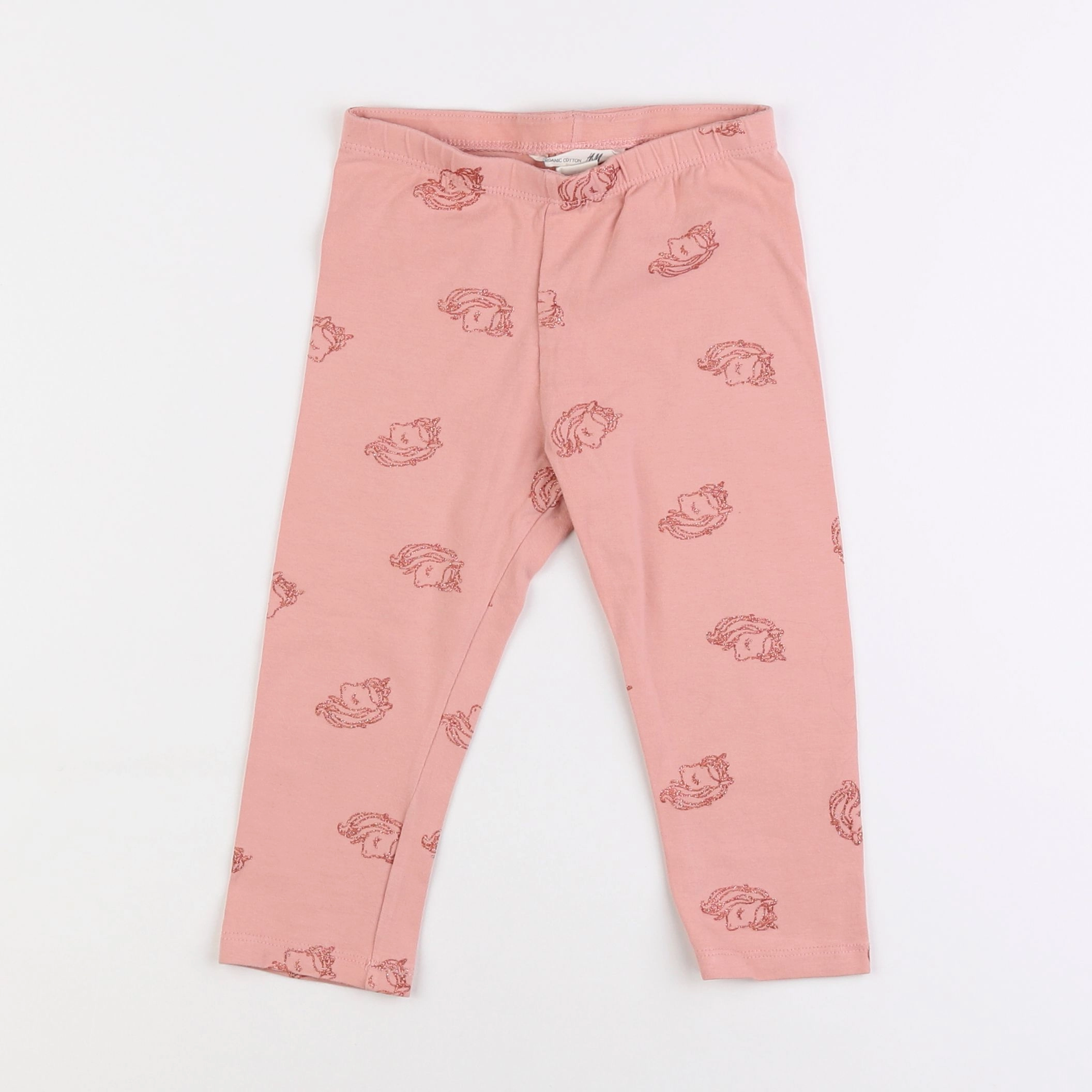 H&M - legging court rose - 6/7 ans