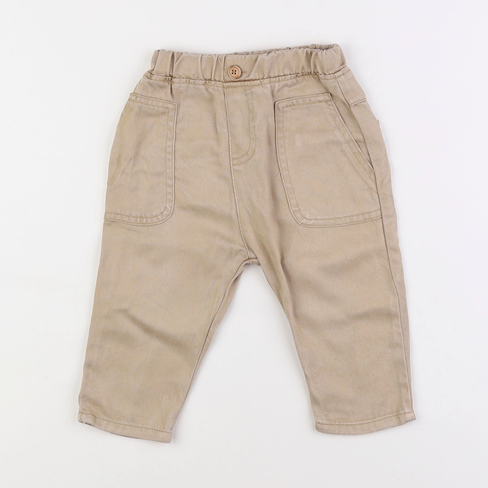 Zara - sarouel beige - 12/18 mois