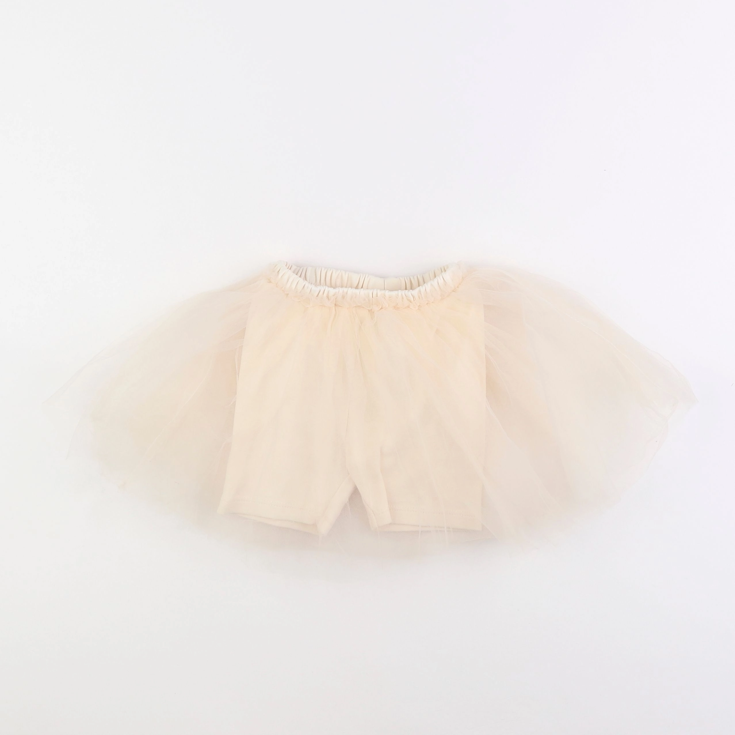 Zara - jupe short beige - 2/3 ans