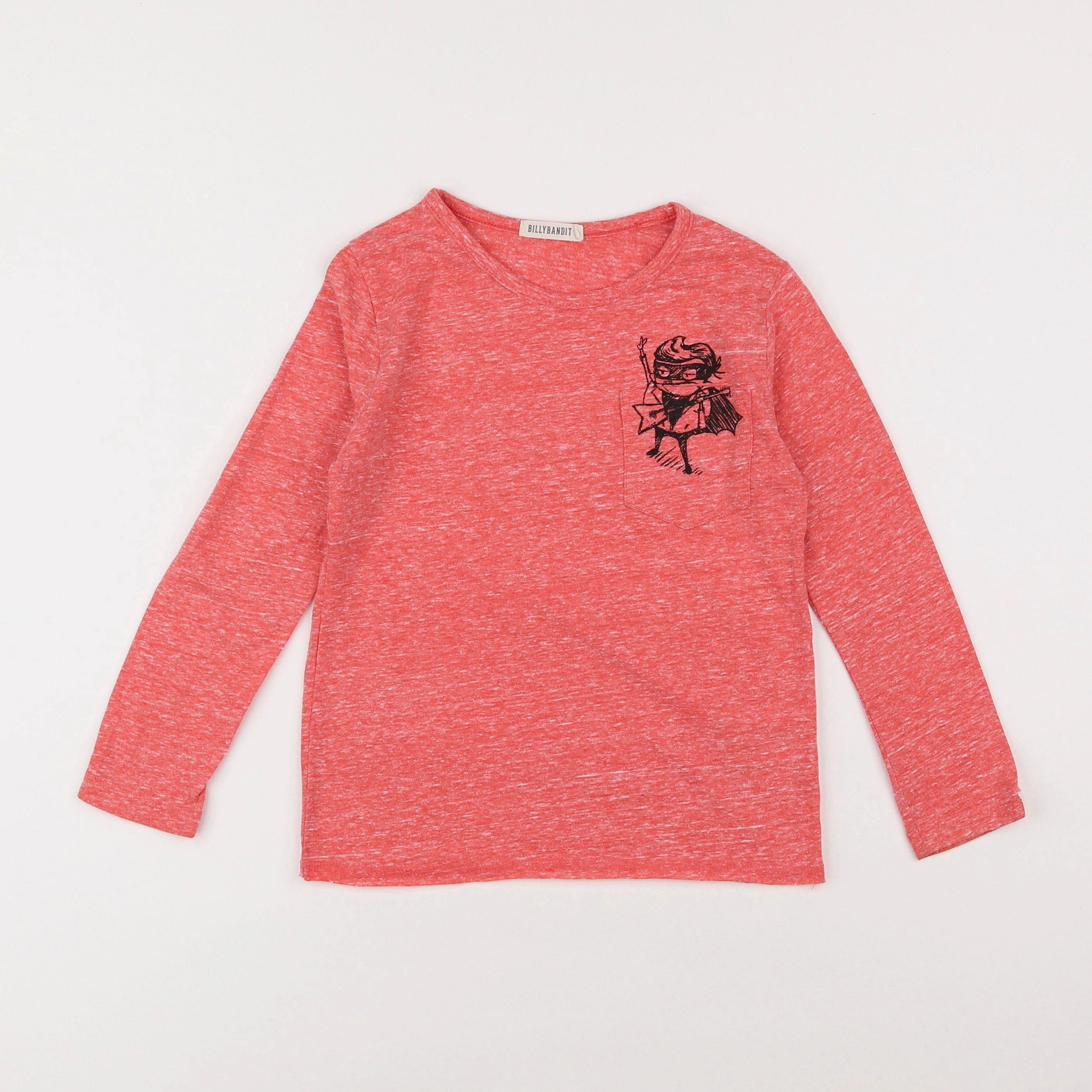 Billy Bandit - tee-shirt rouge - 5 ans