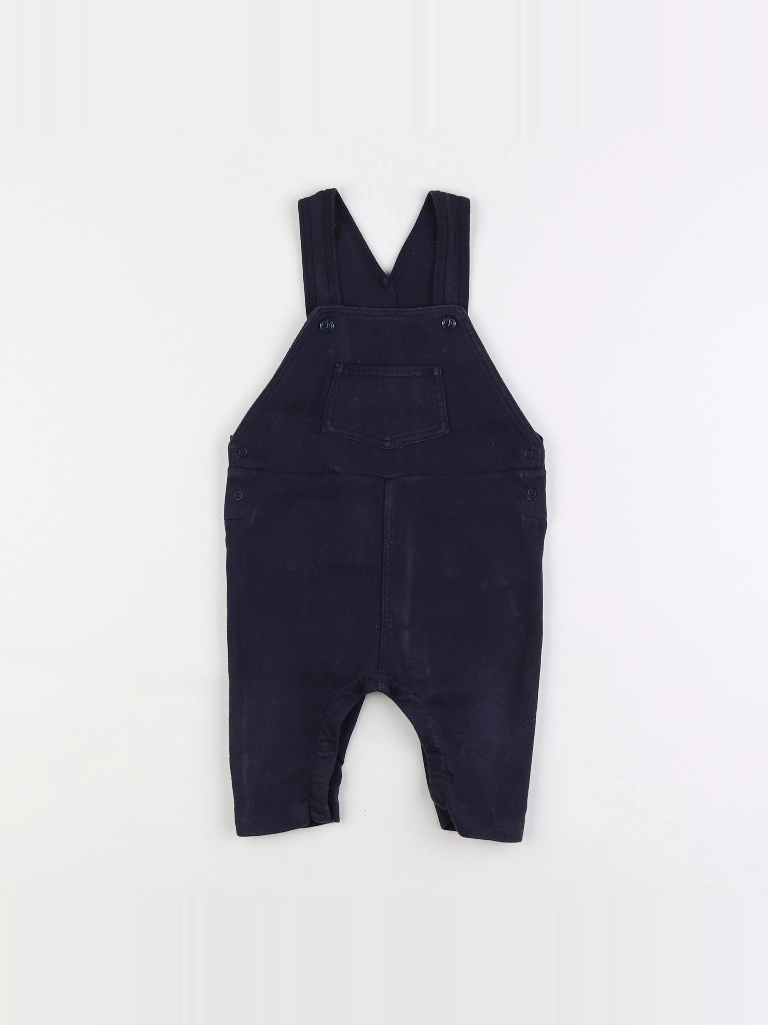 Petit Bateau - salopette bleu - 12 mois