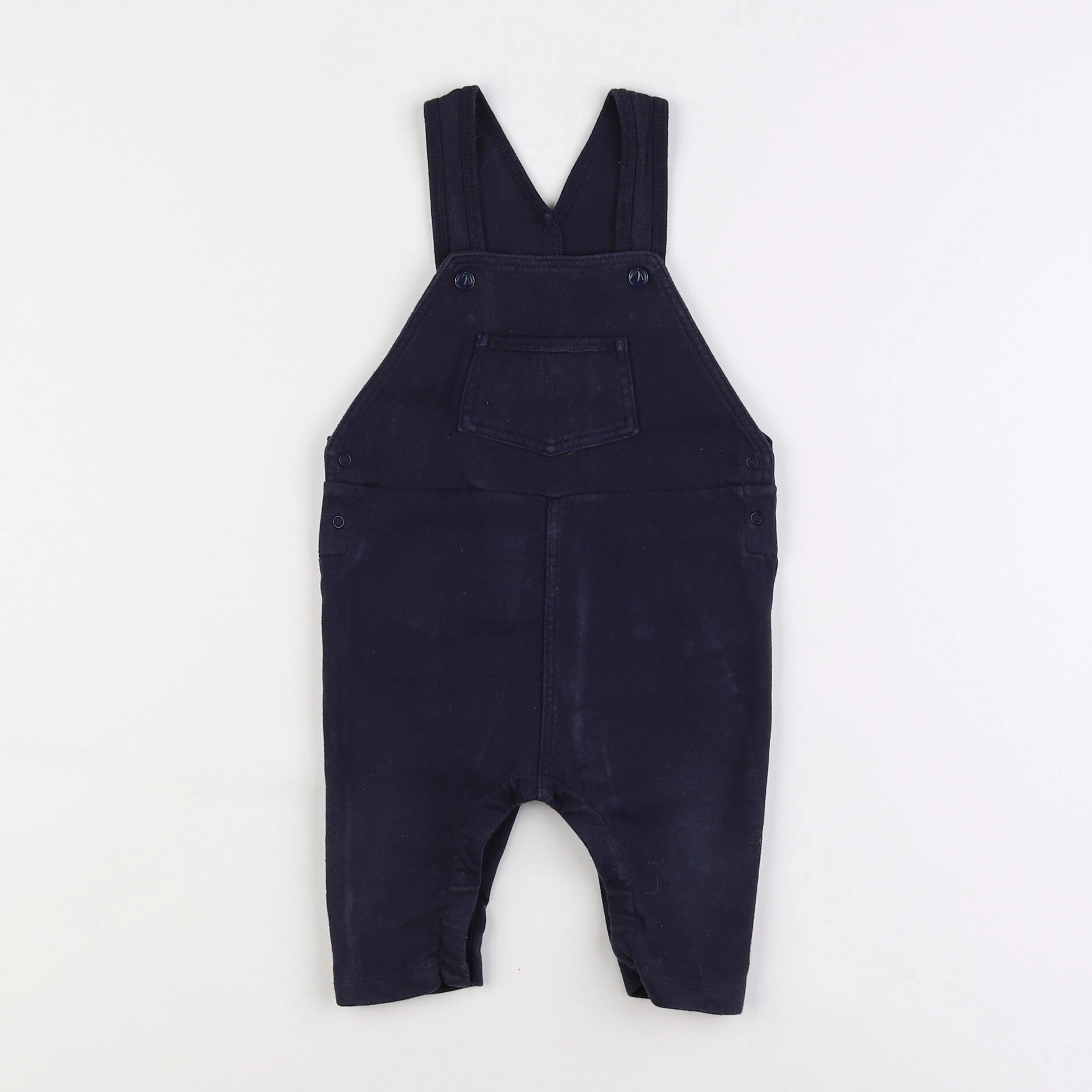 Petit Bateau - salopette bleu - 12 mois