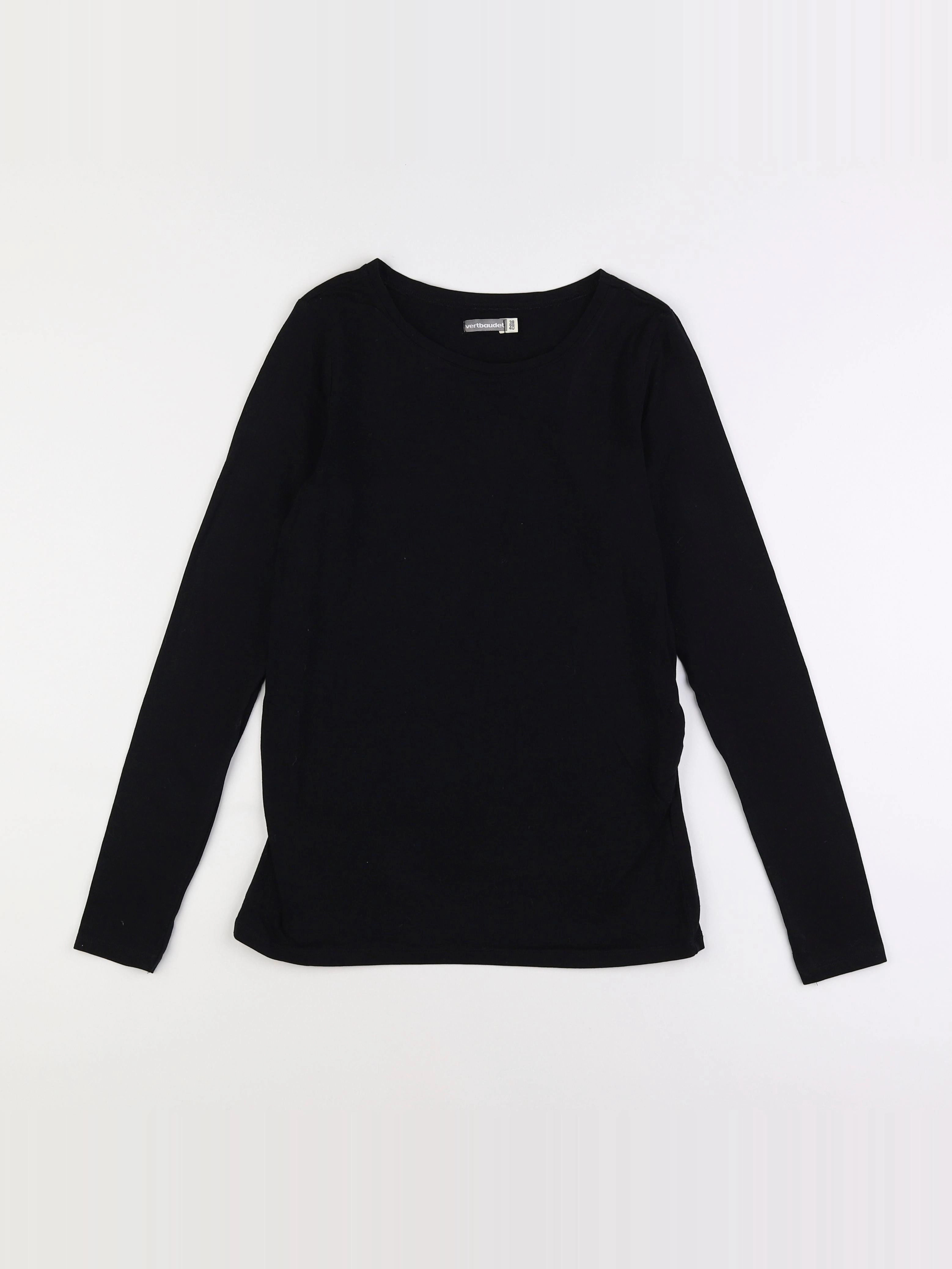 Vertbaudet - tee-shirt grossesse noir - 38 à 40