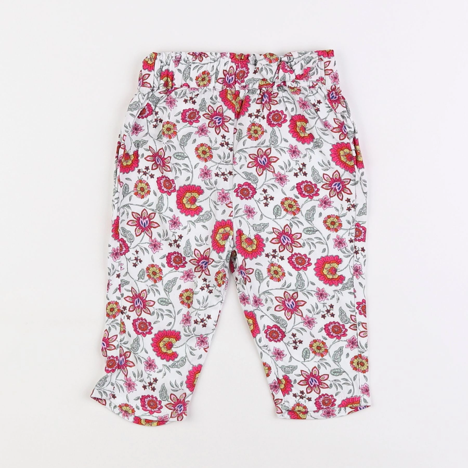 Vertbaudet - pantalon multicolore - 12 mois