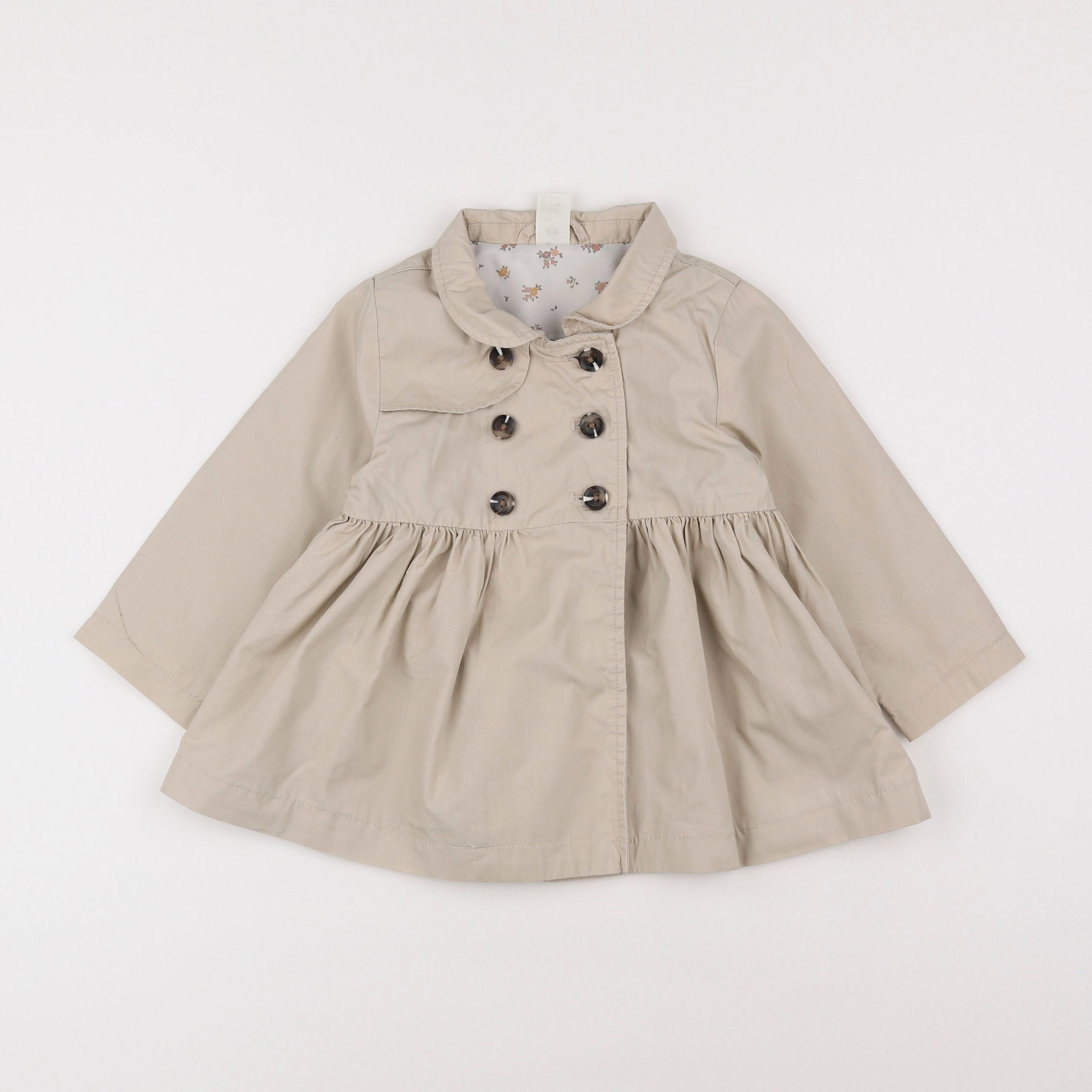 H&M - trench beige - 18 mois à 2 ans