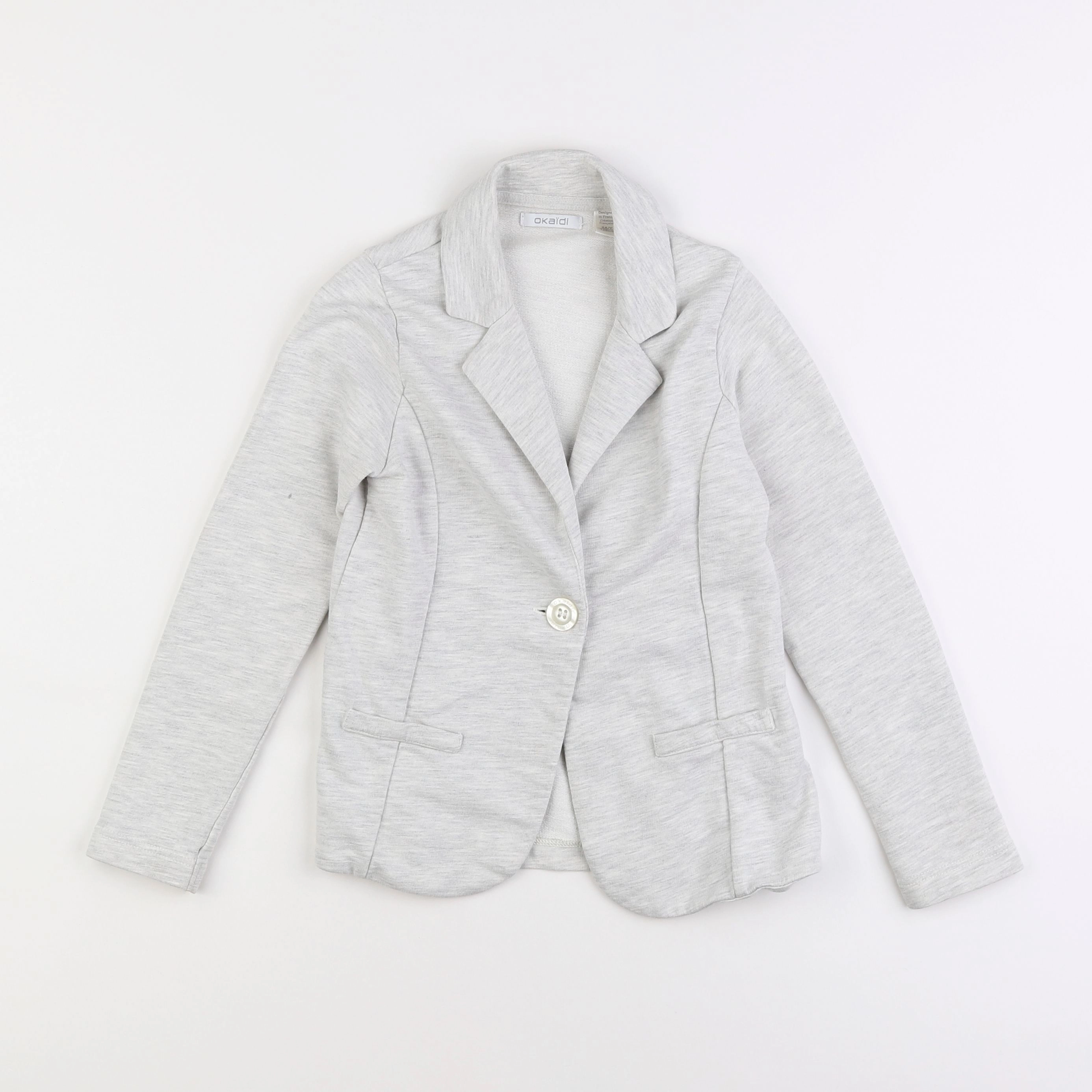 Okaidi - veste gris - 8 ans