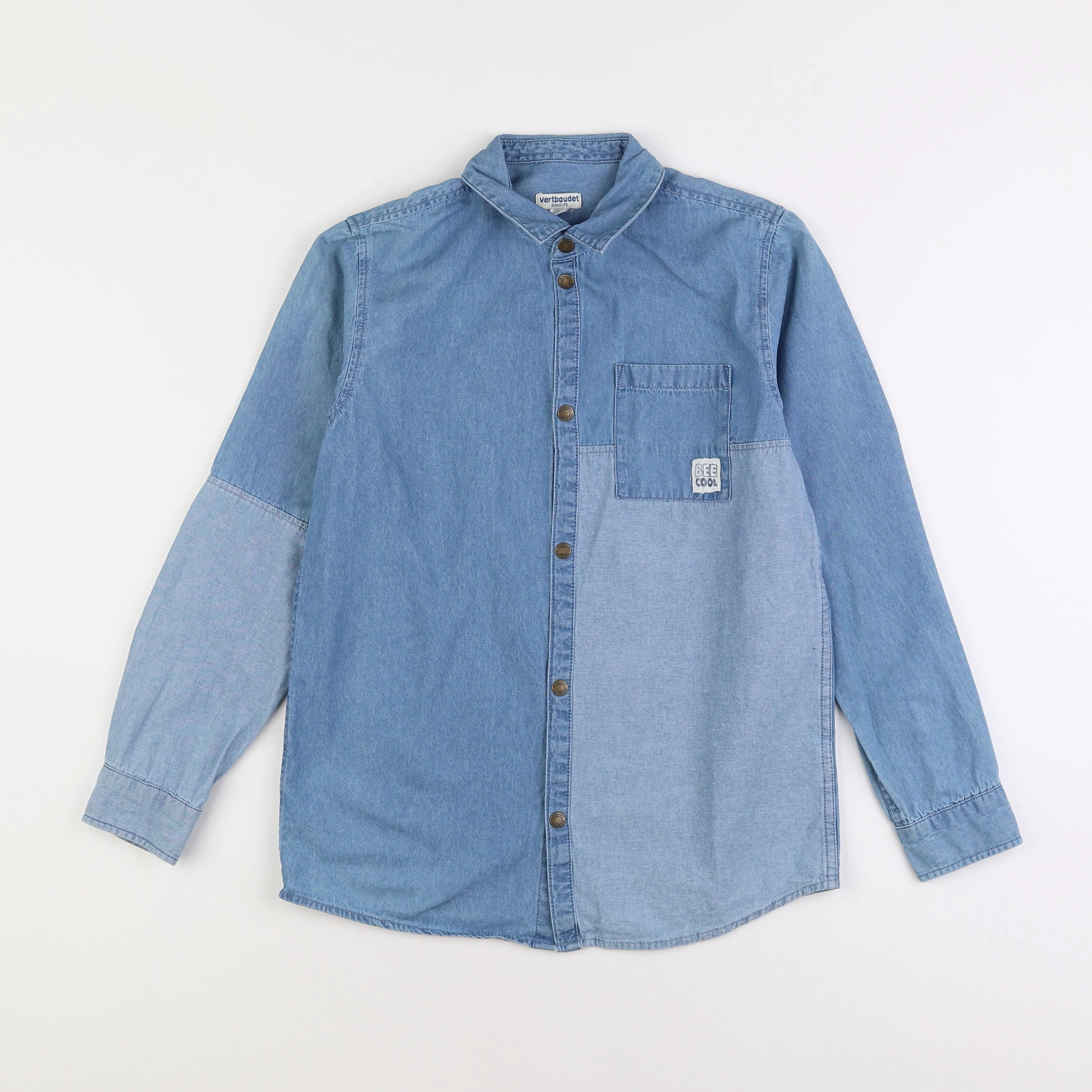 Vertbaudet - chemise bleu - 12 ans