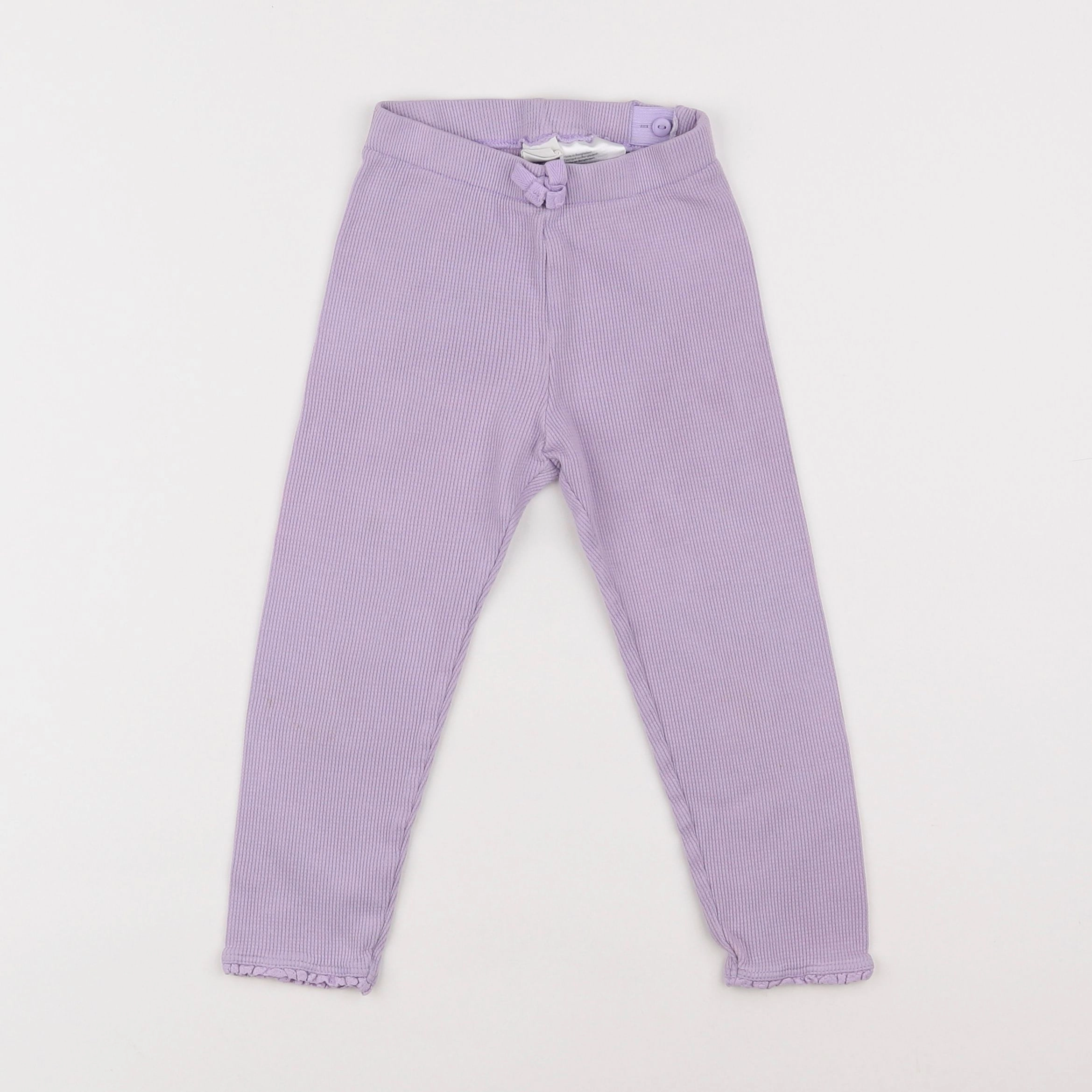 H&M - legging violet - 2/3 ans