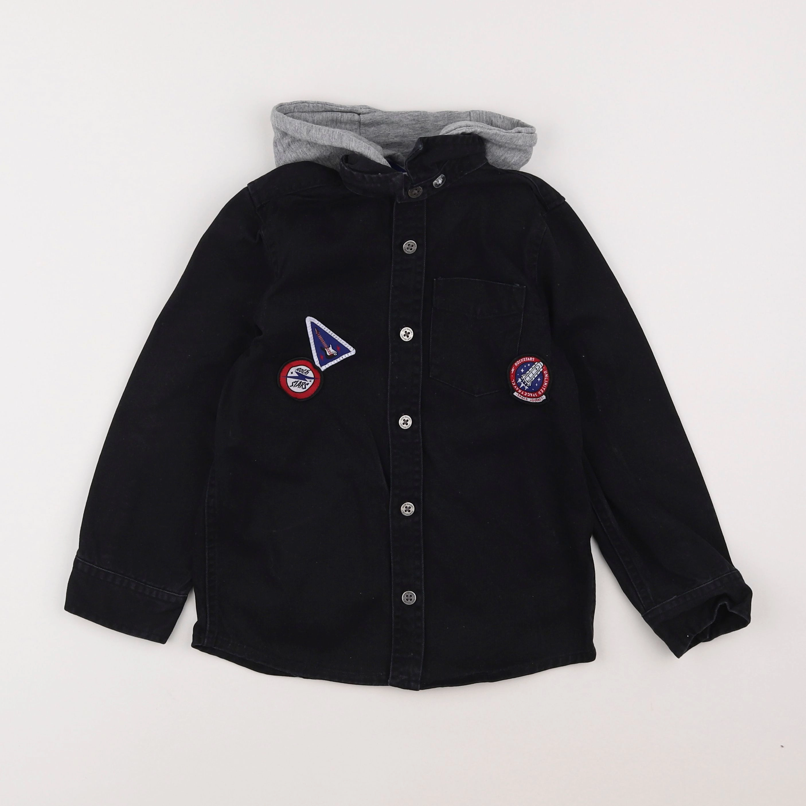 Vertbaudet - chemise noir - 6 ans
