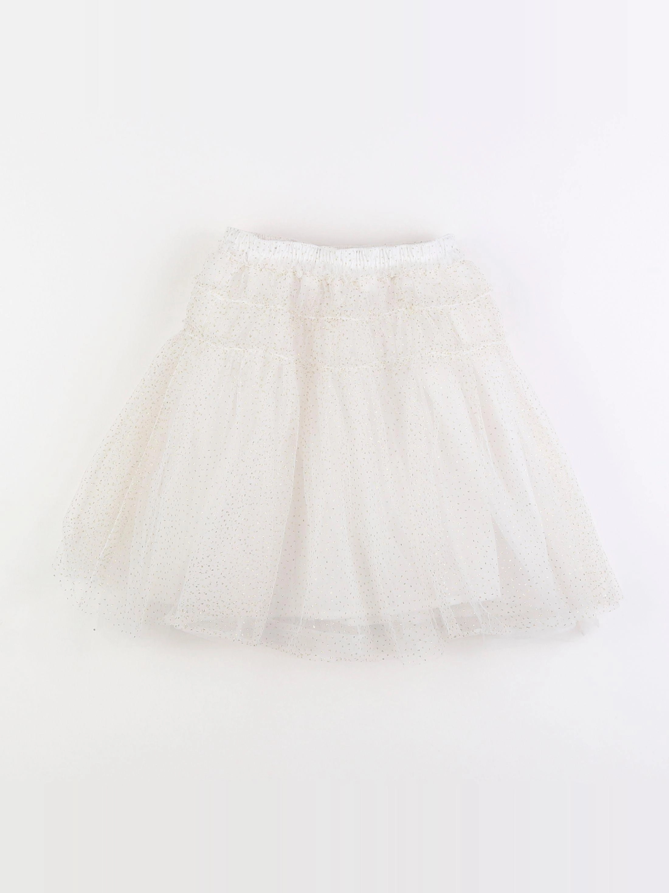Tape à l'oeil - jupe blanc, or - 3 ans
