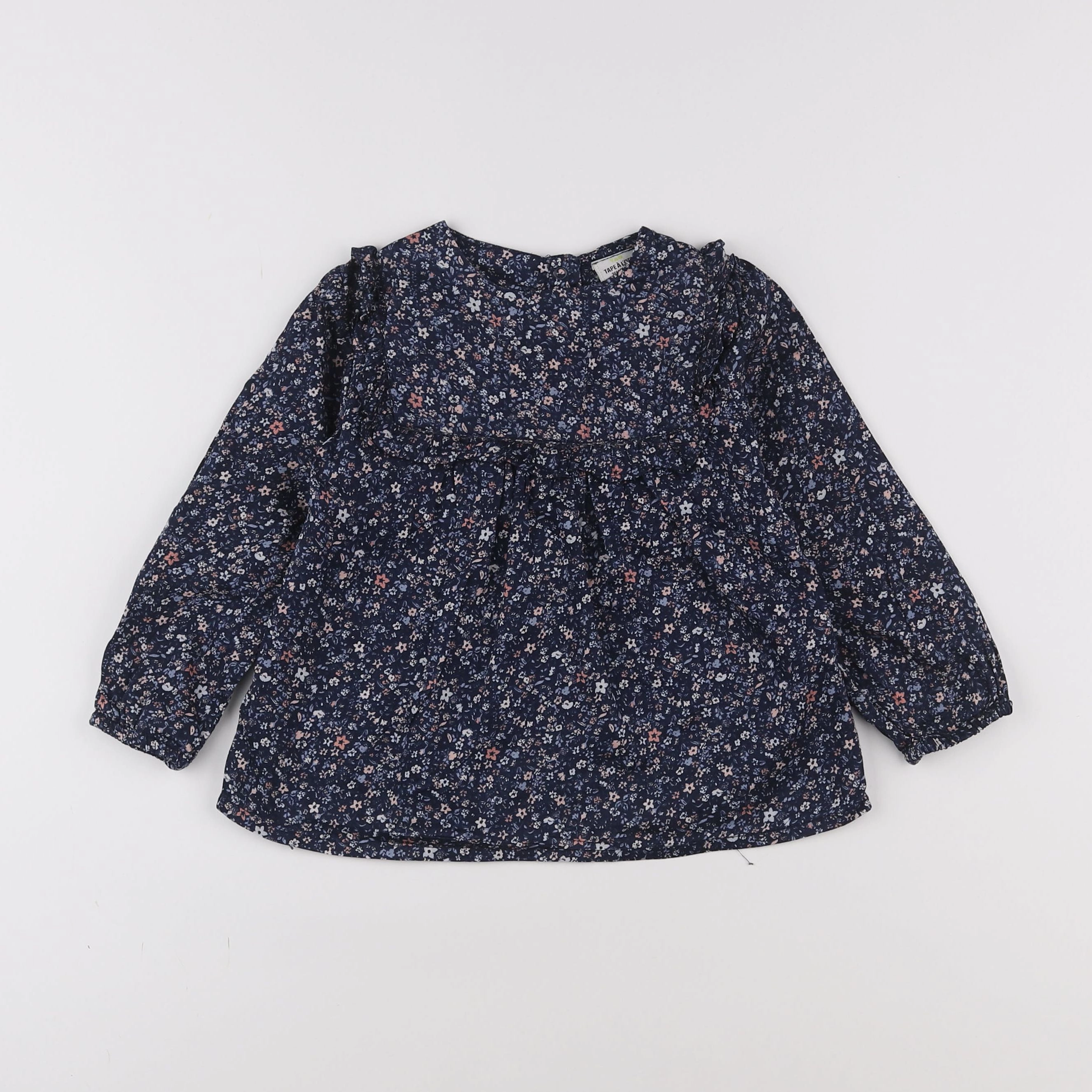 Tape à l'oeil - blouse bleu - 3 ans