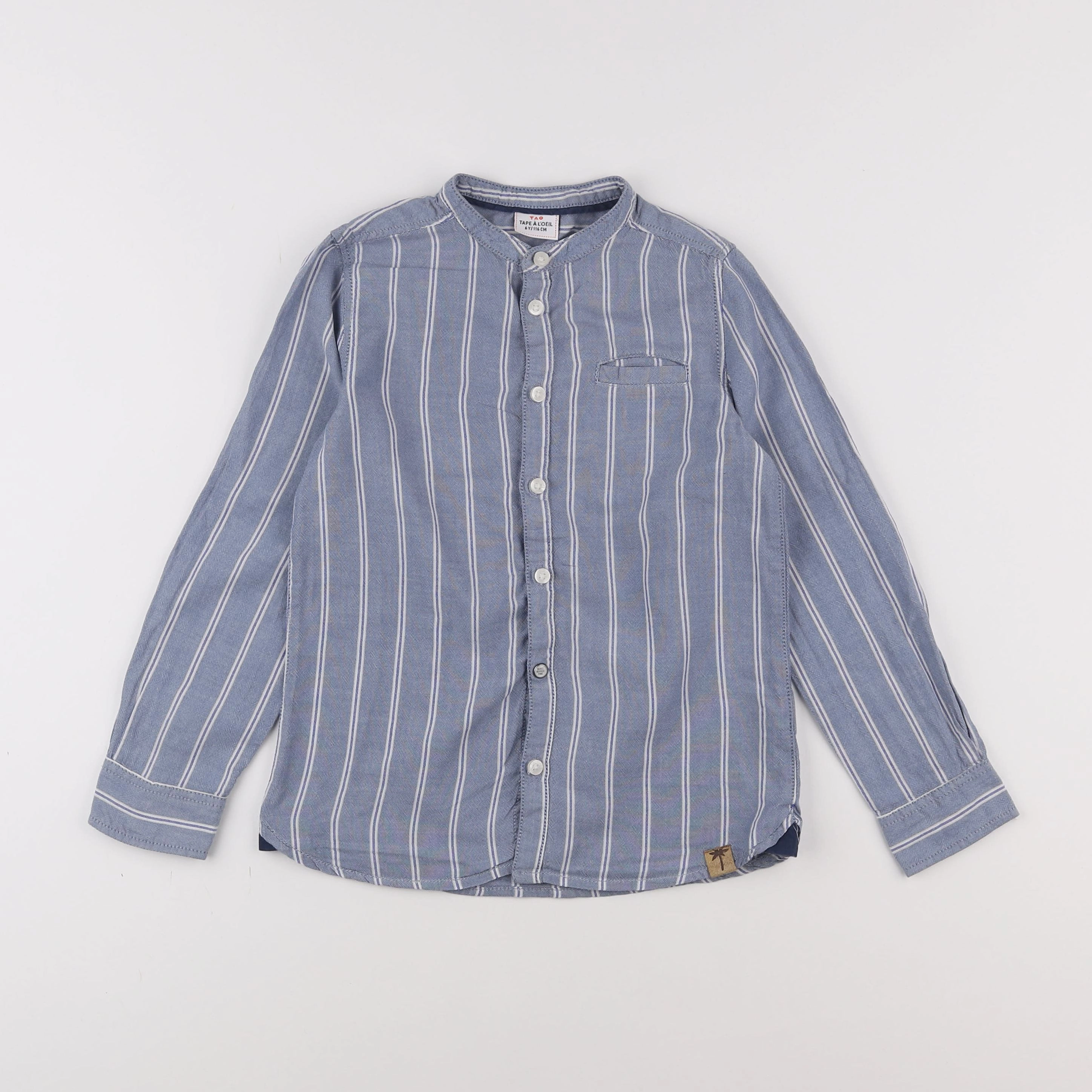 Tape à l'oeil - chemise bleu - 6 ans