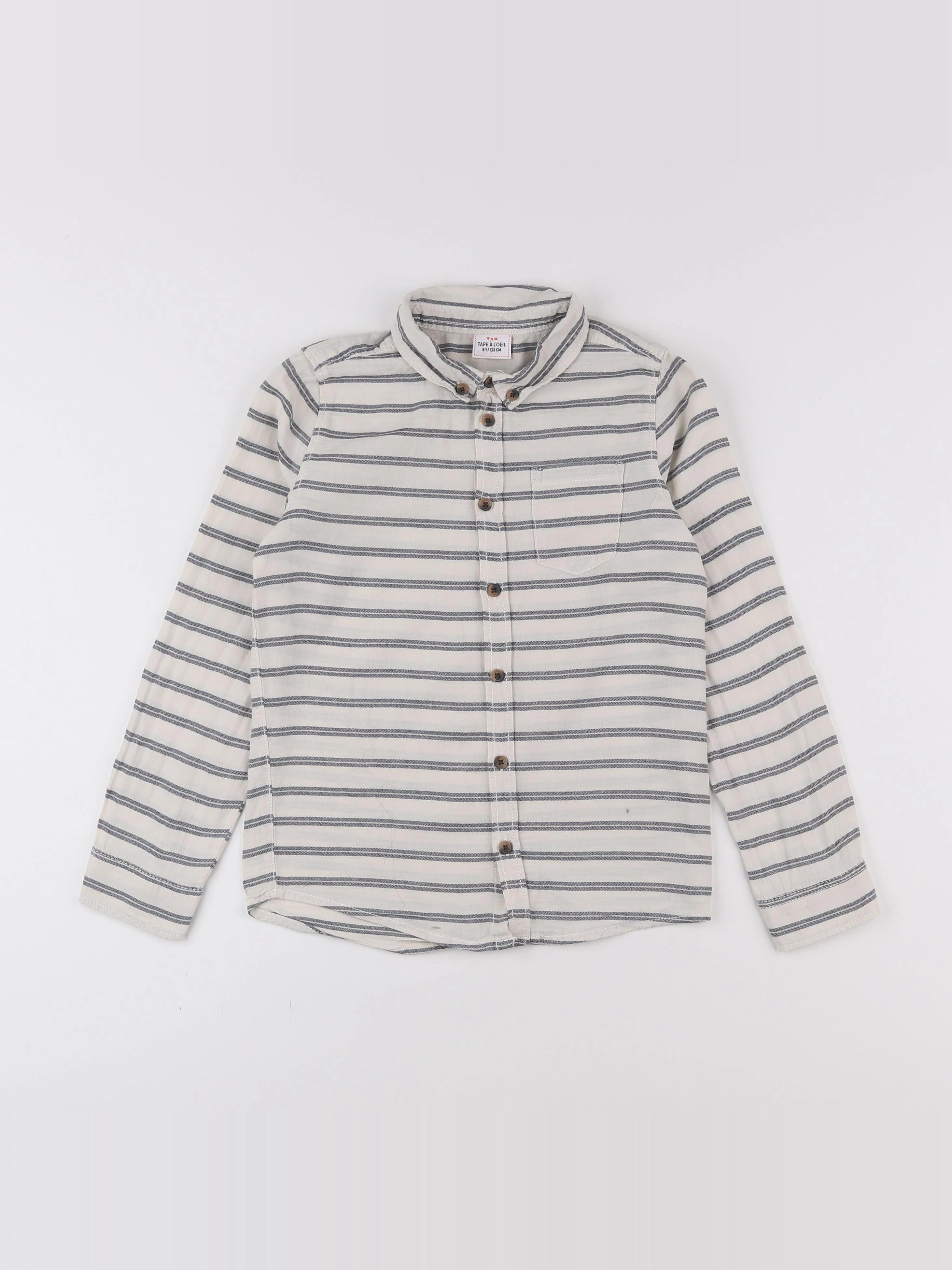 Tape à l'oeil - chemise beige - 8 ans