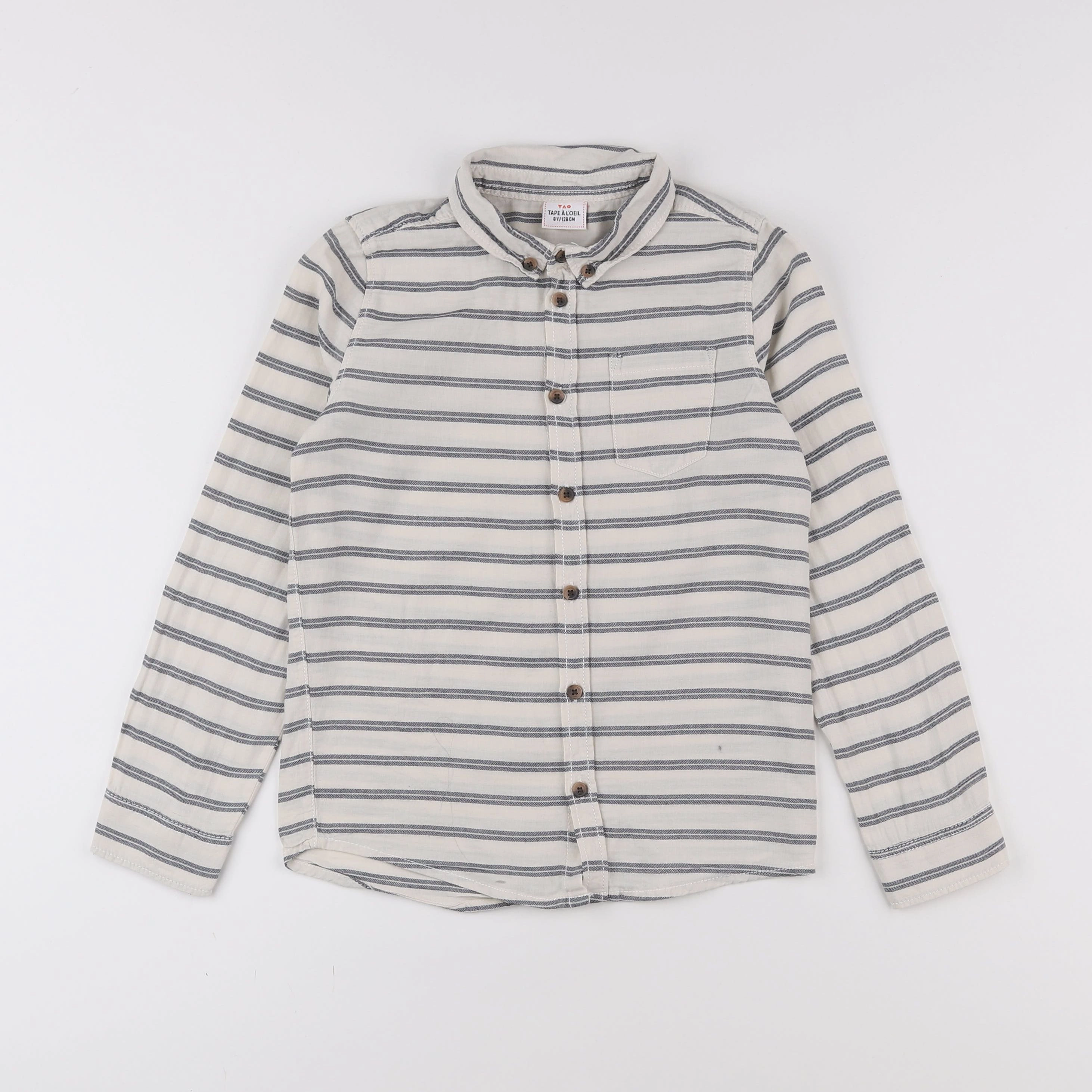 Tape à l'oeil - chemise beige - 8 ans