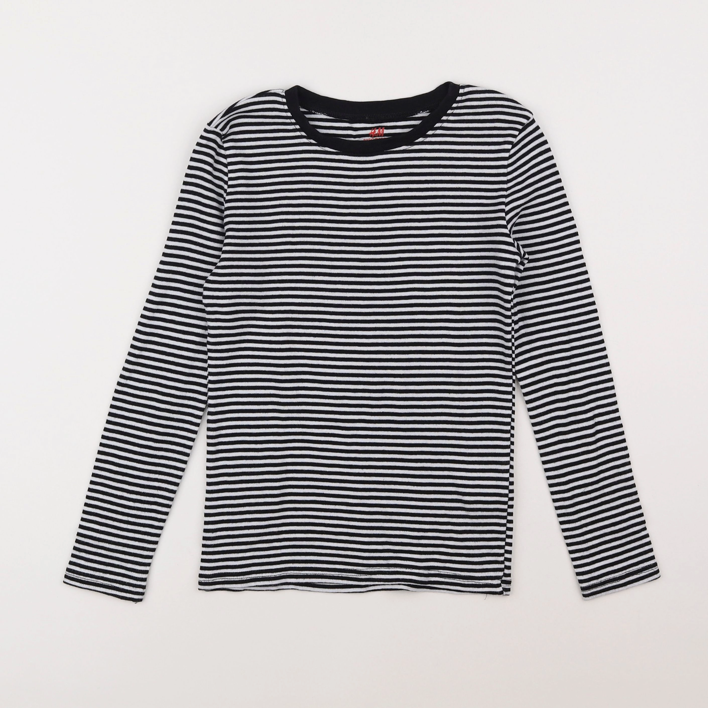 H&M - tee-shirt noir - 8/10 ans