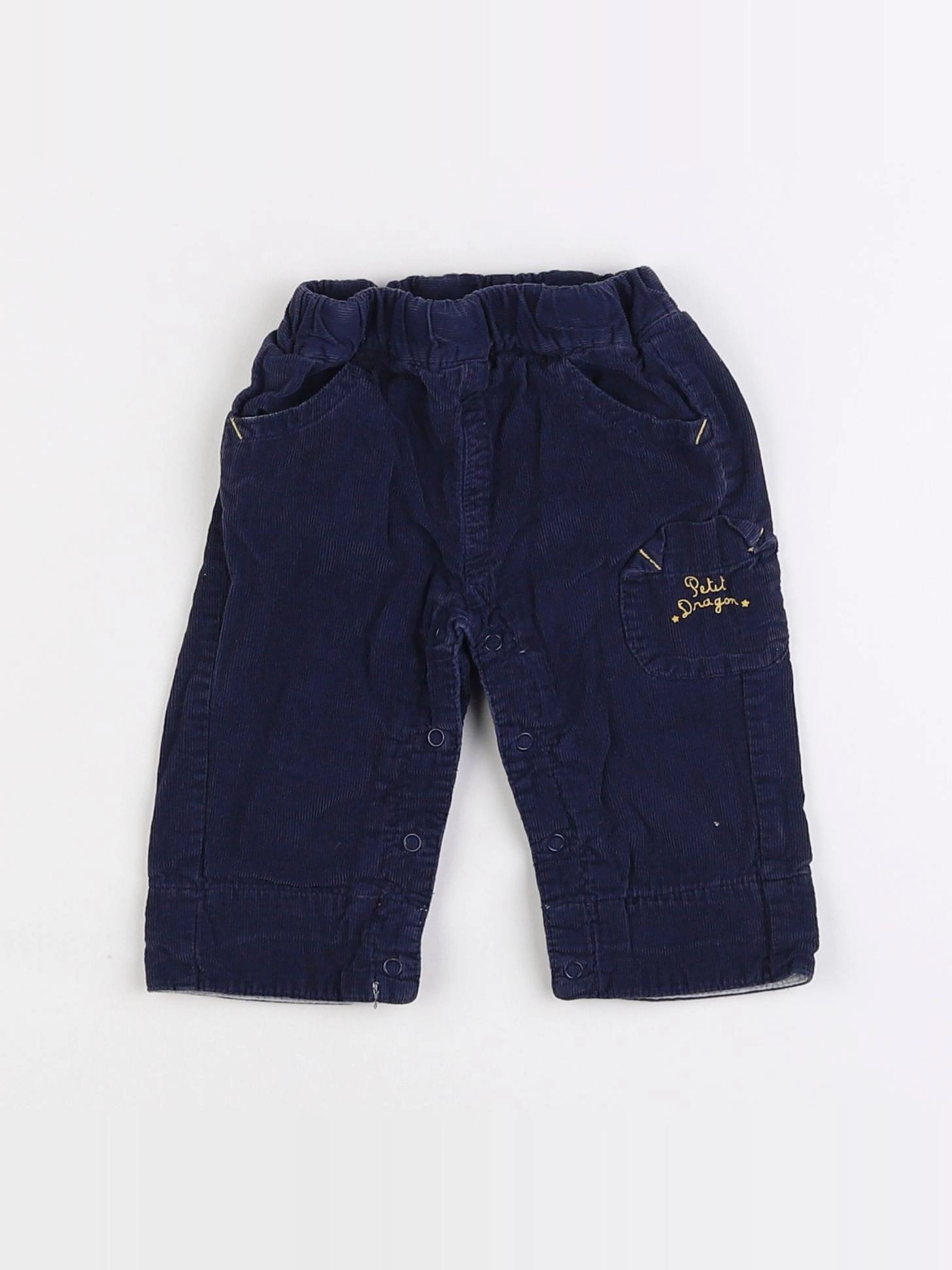Vertbaudet - pantalon bleu - 3 mois