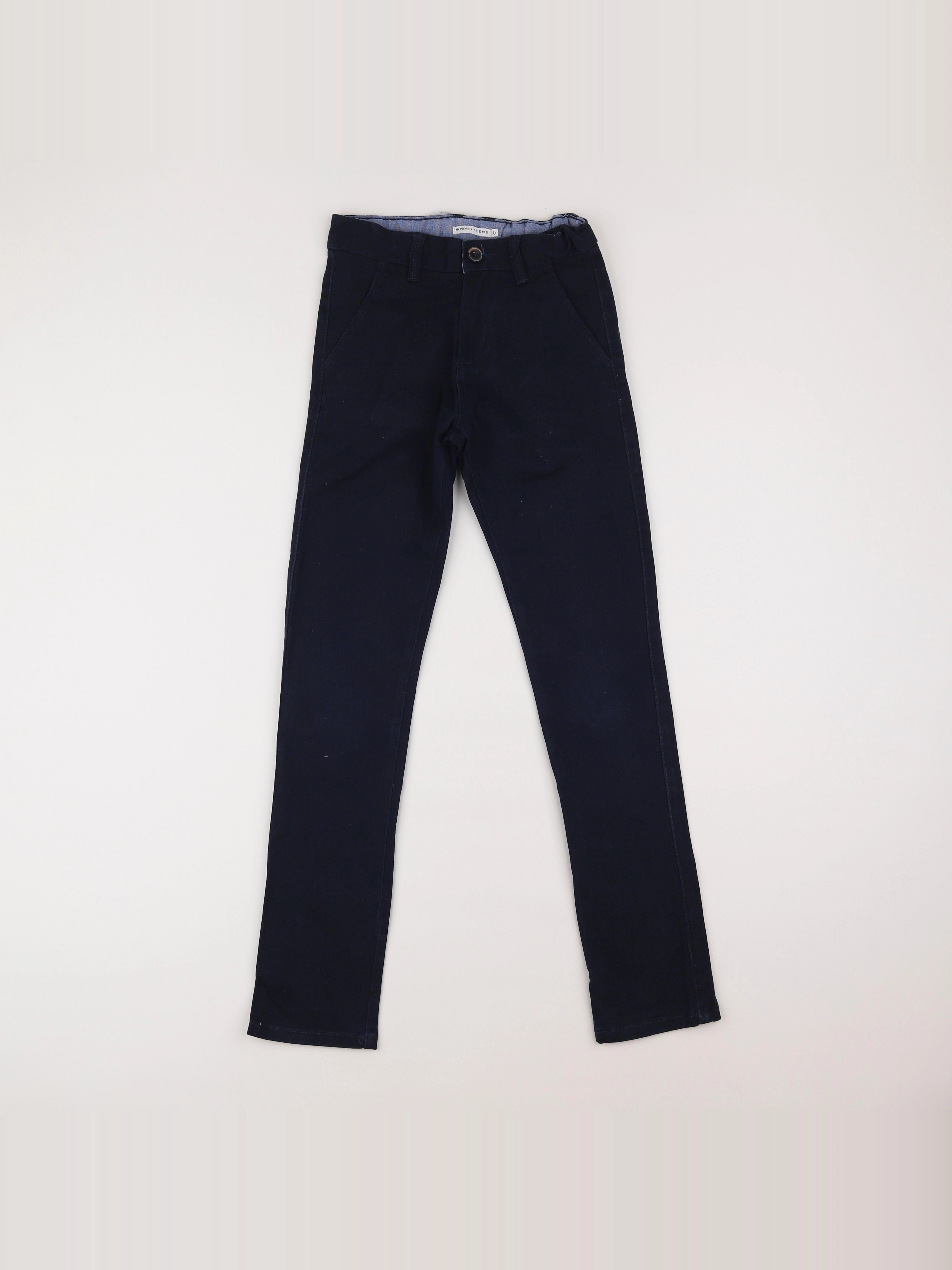 Monoprix - pantalon bleu - 10 ans
