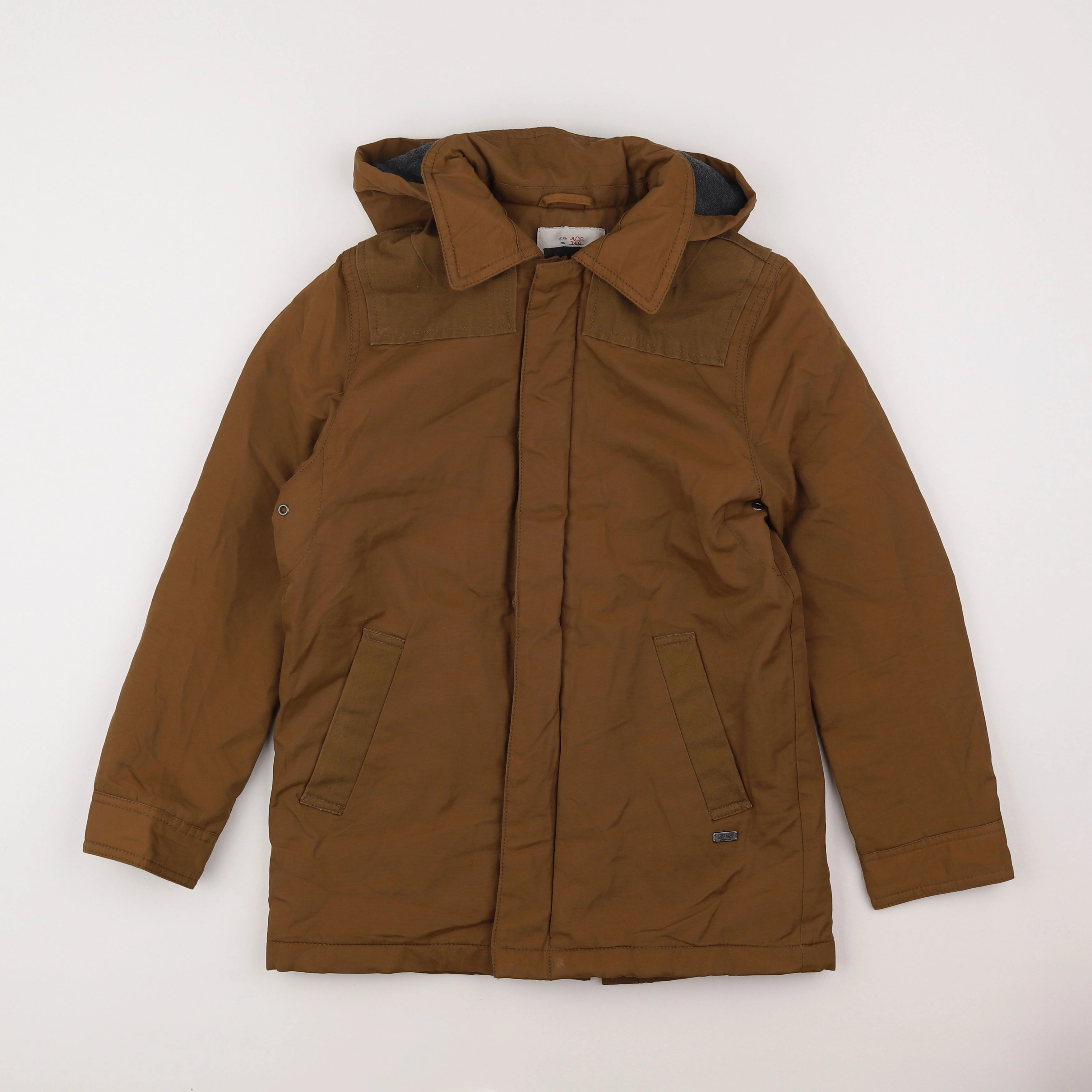 Zara - manteau marron - 9/10 ans