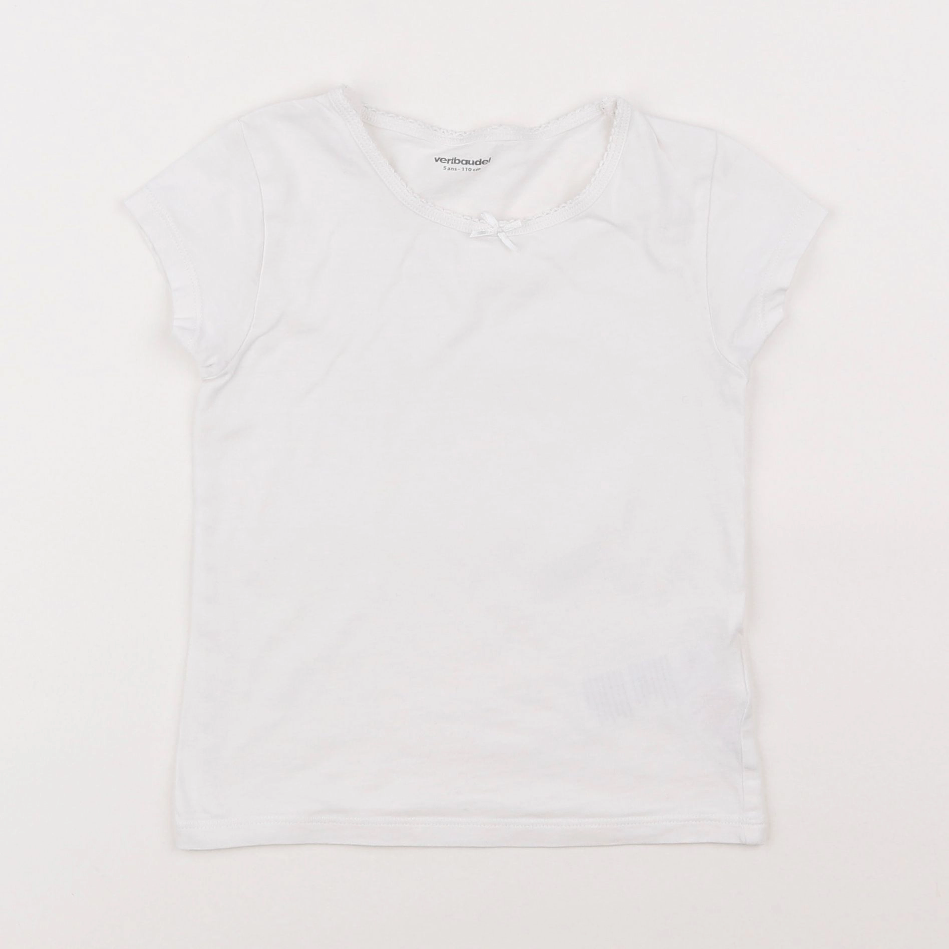 Vertbaudet - maillot de corps blanc - 5 ans