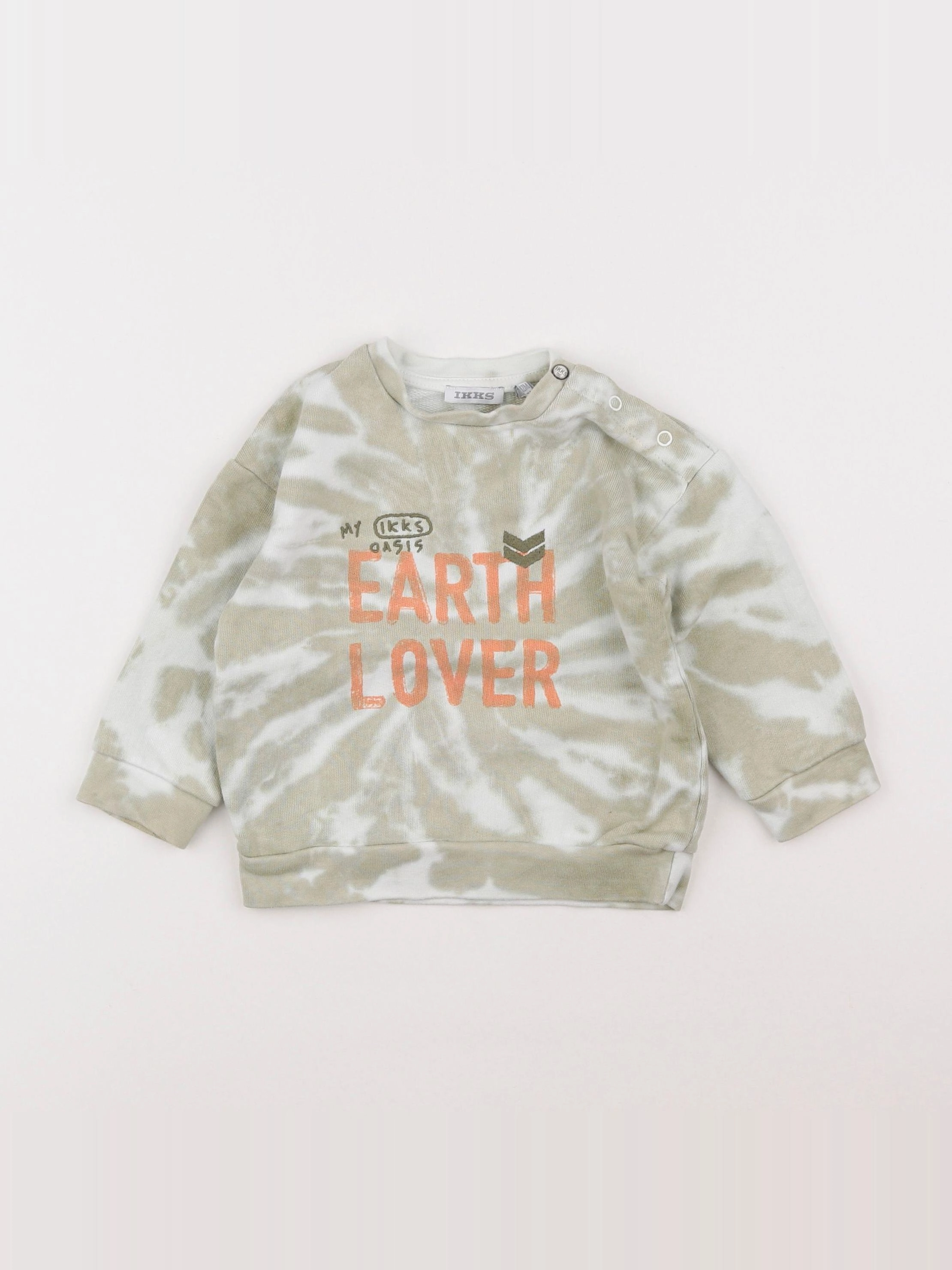 IKKS - sweat beige - 12 mois