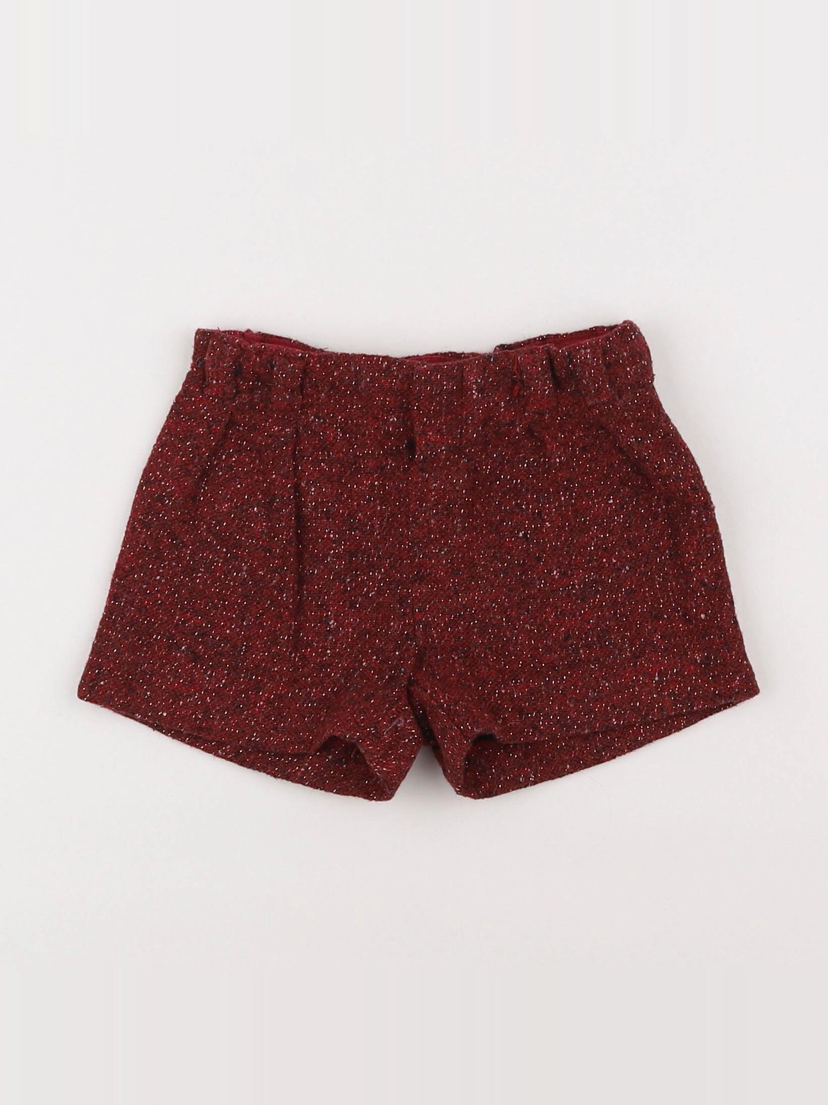 Zara - short rouge - 18 mois à 2 ans