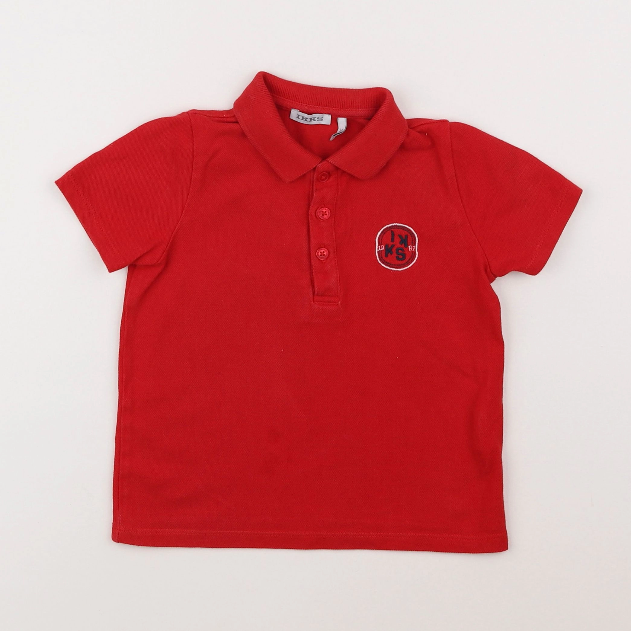 IKKS - polo rouge - 2 ans