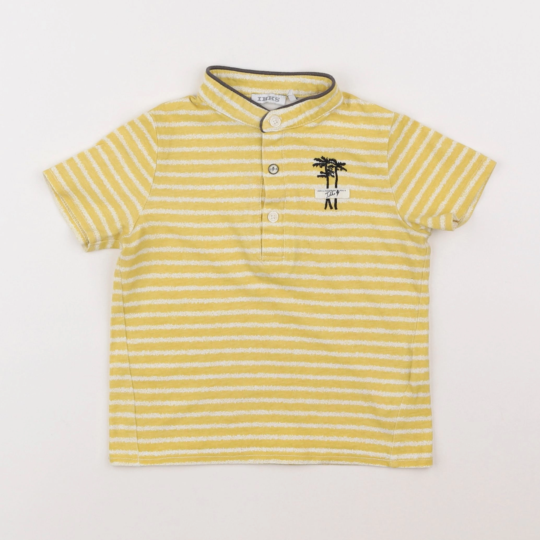 IKKS - polo jaune - 2 ans