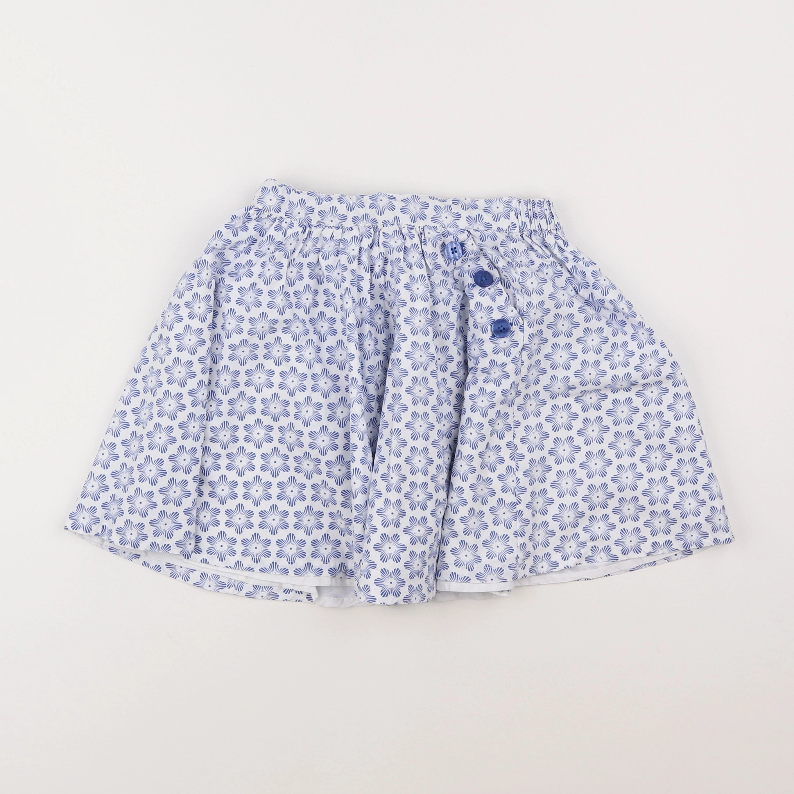 Okaidi - jupe blanc, bleu - 10 ans