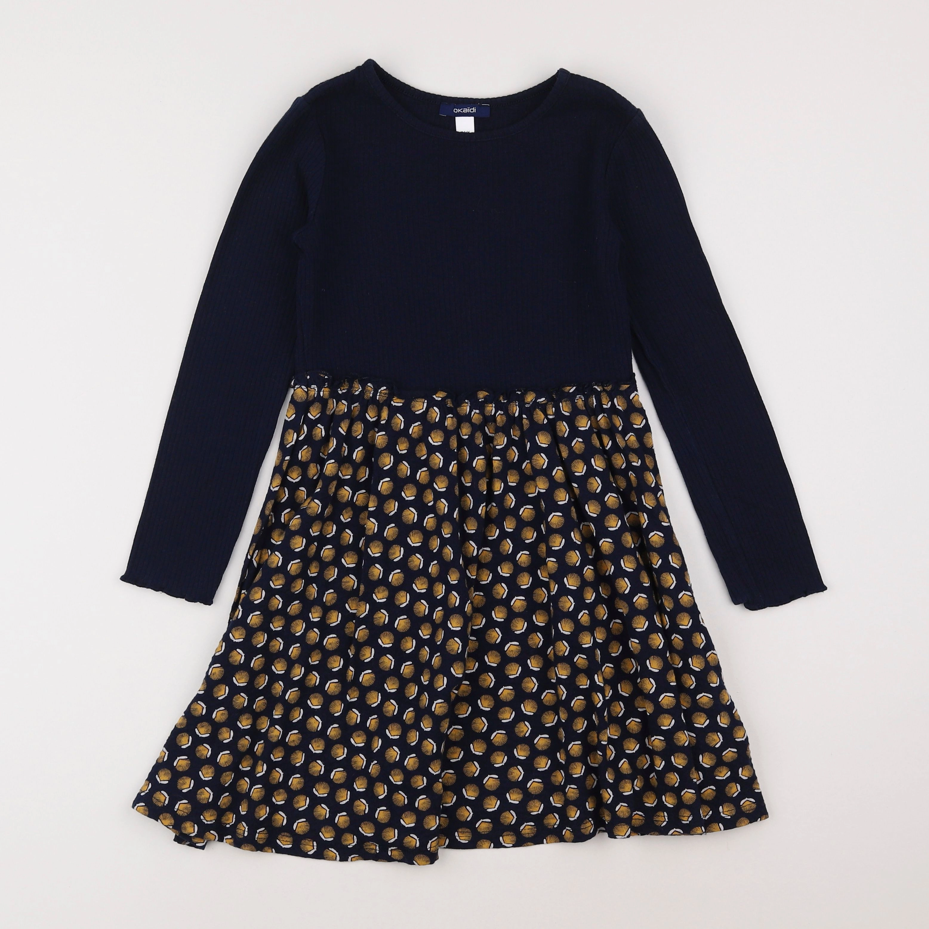 Okaidi - robe bleu - 8 ans