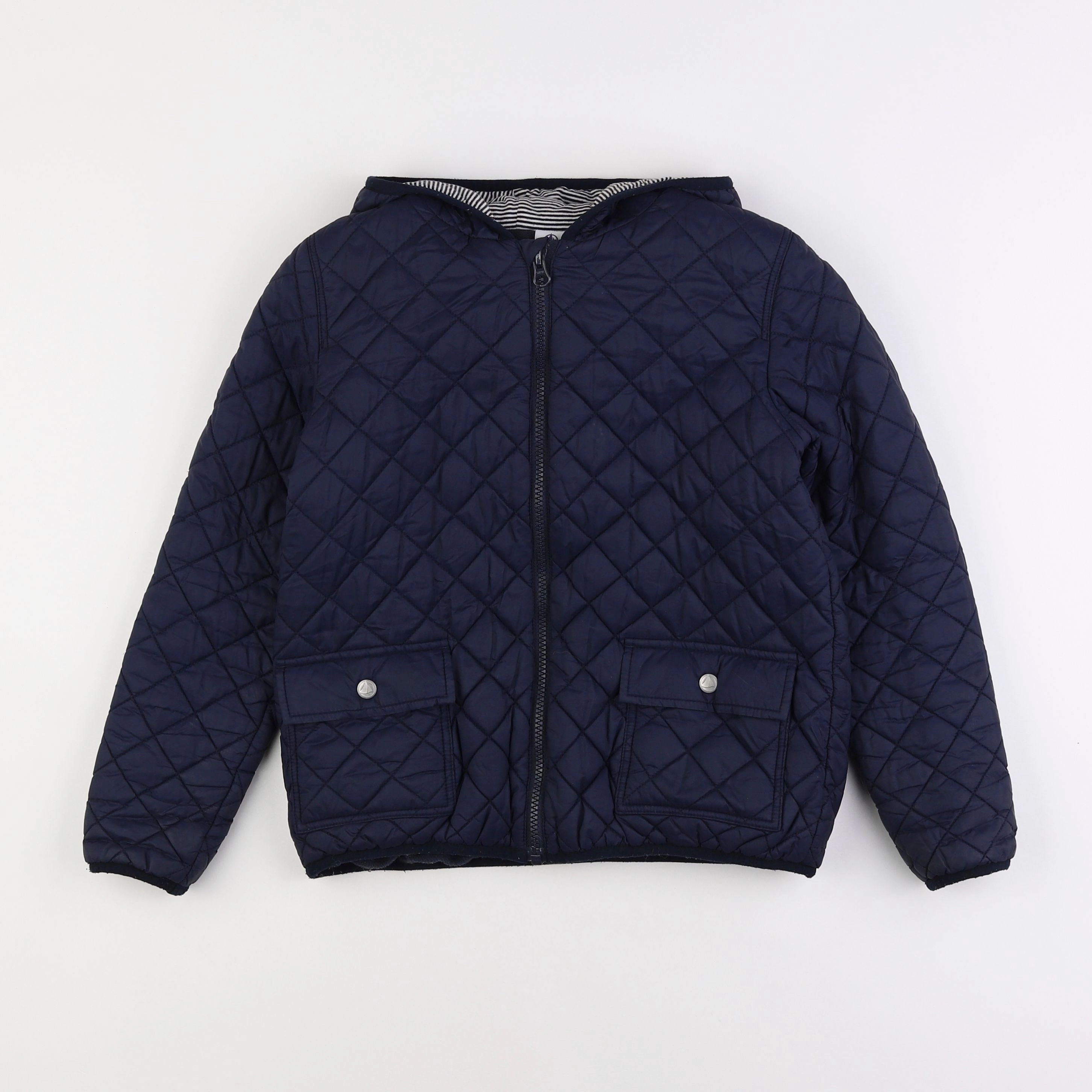 Petit Bateau - doudoune bleu - 10 ans