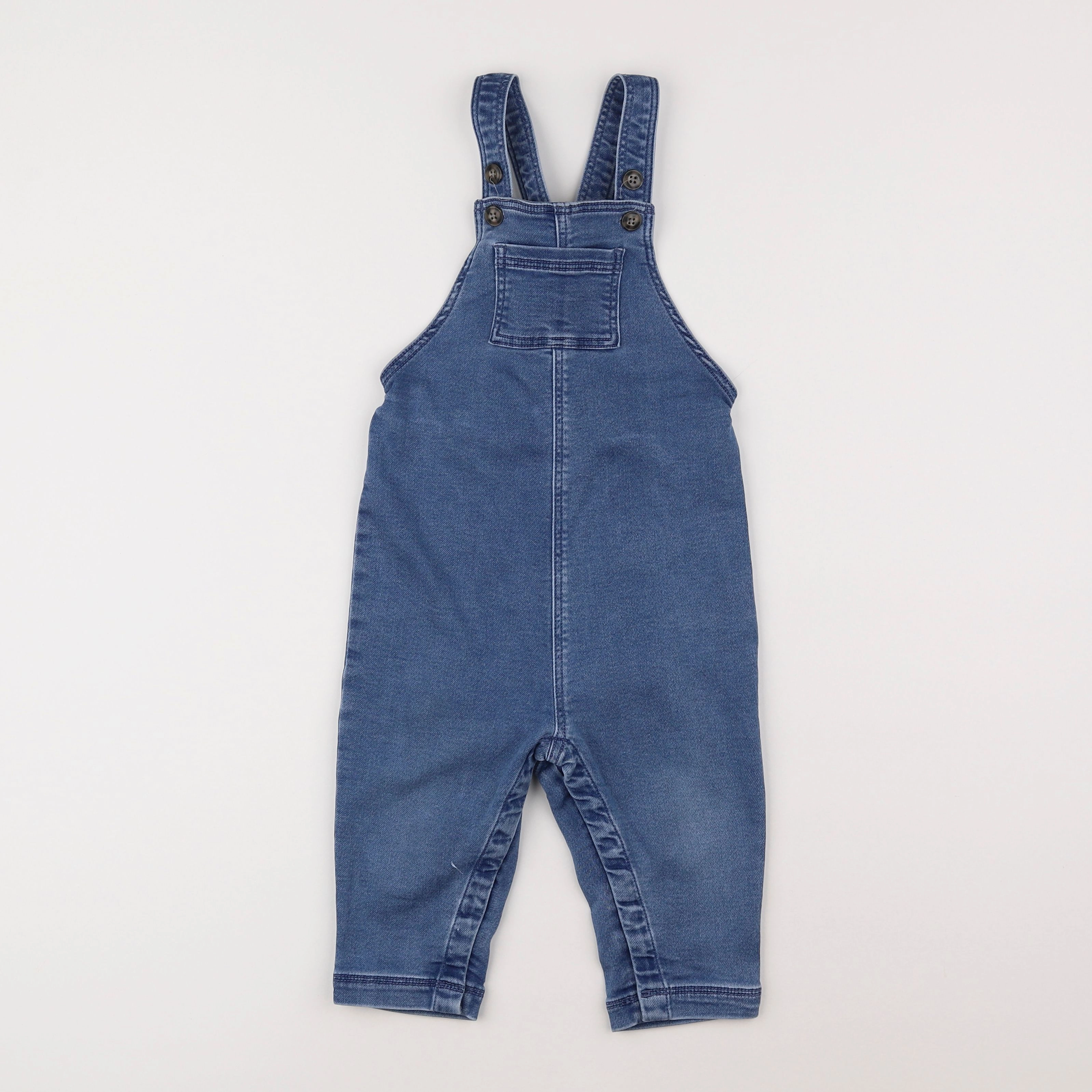 Petit Bateau - salopette bleu - 2 ans