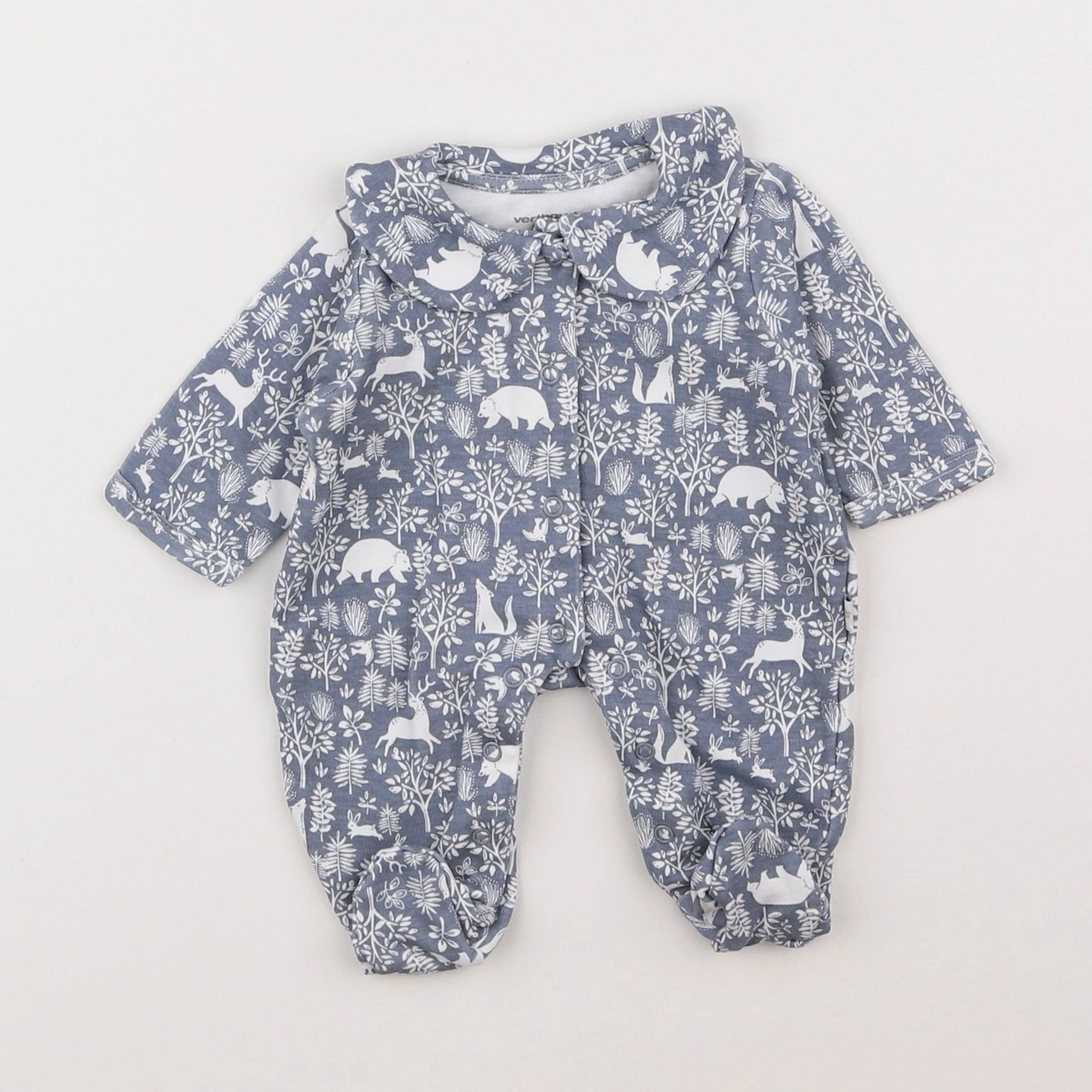 Vertbaudet - pyjama coton bleu - Prématuré