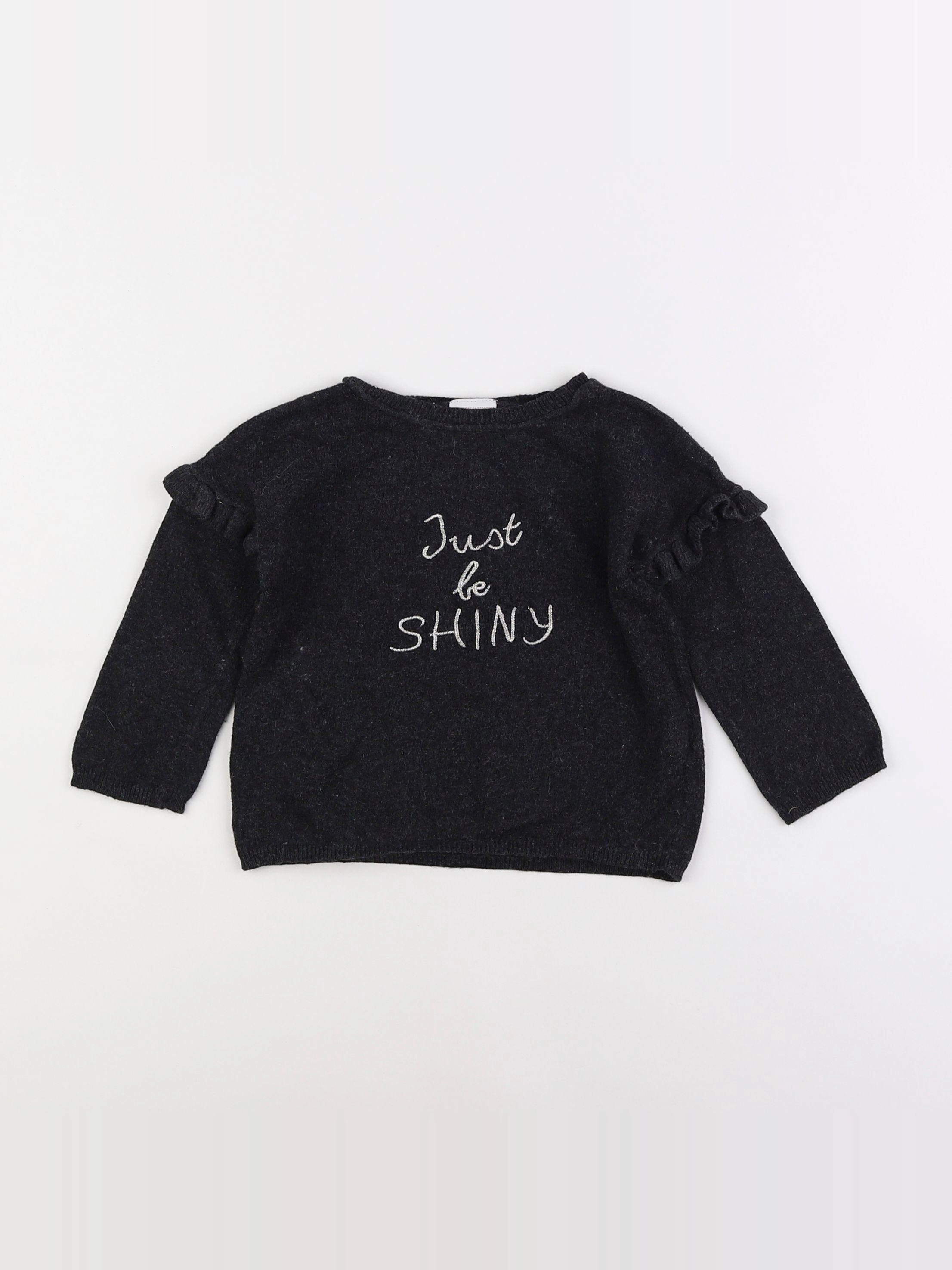 Tape à l'oeil - pull gris - 2 ans