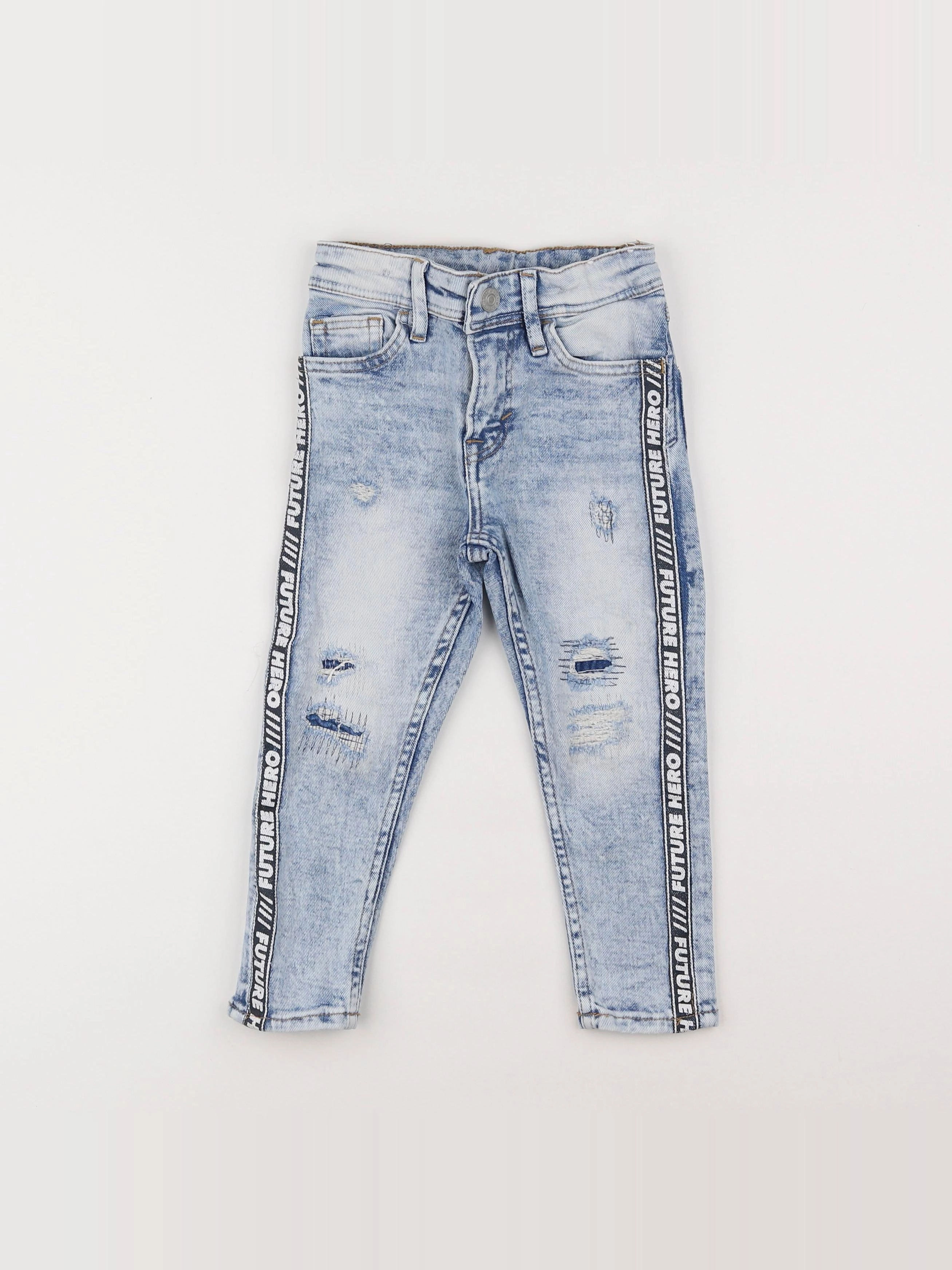 H&M - jean bleu - 2/3 ans