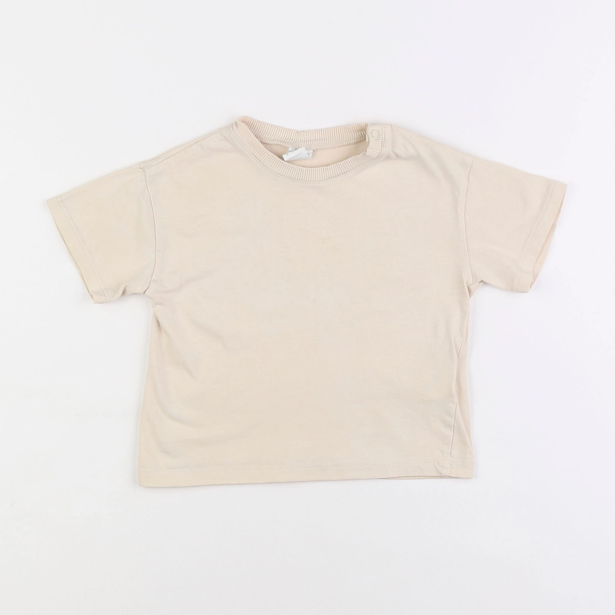 H&M - tee-shirt beige - 18 mois